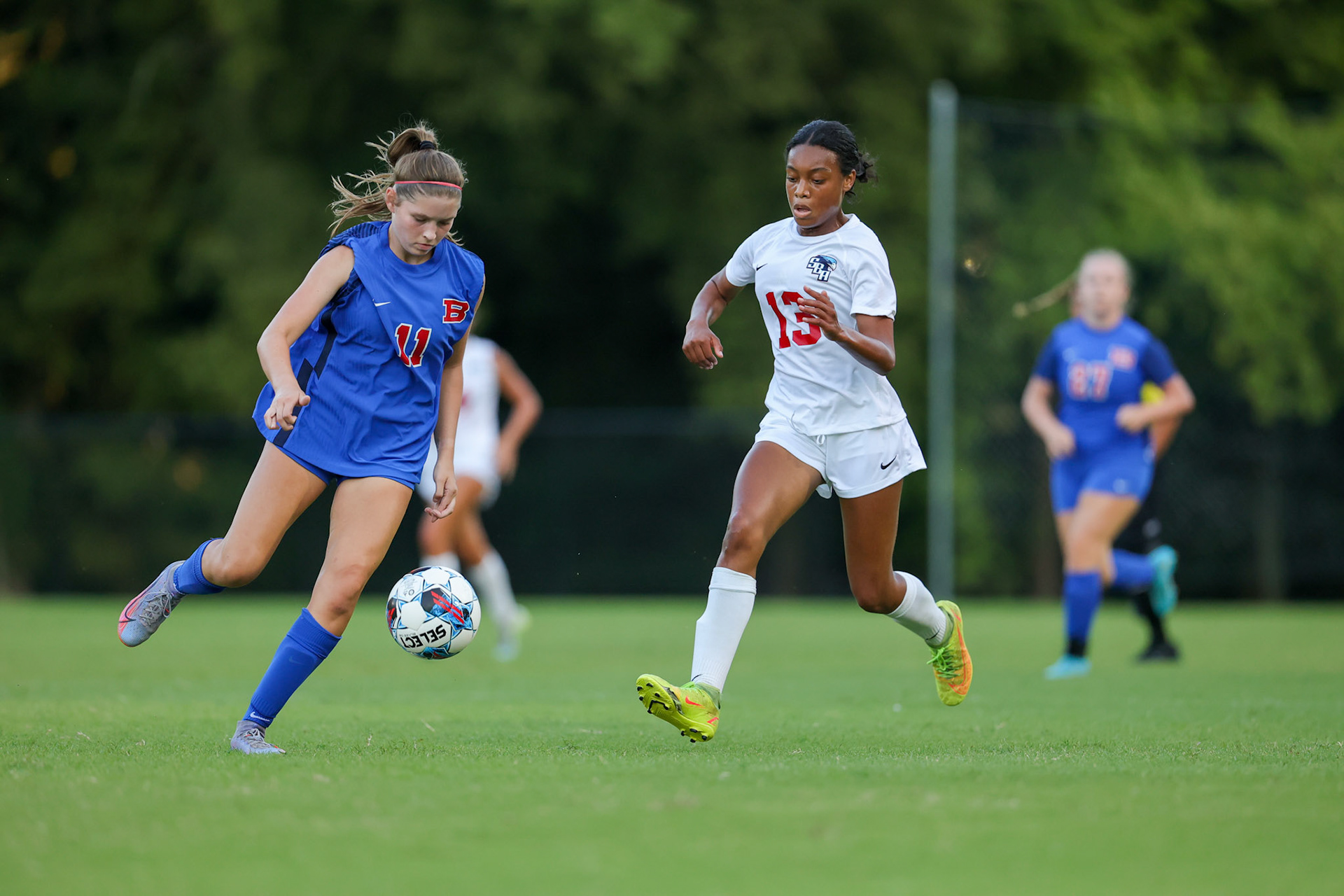 SBA Soccer vs Bartlett at Bartlett High School on Thursday, August 18, 2022. (Ryan Beatty/SBA)