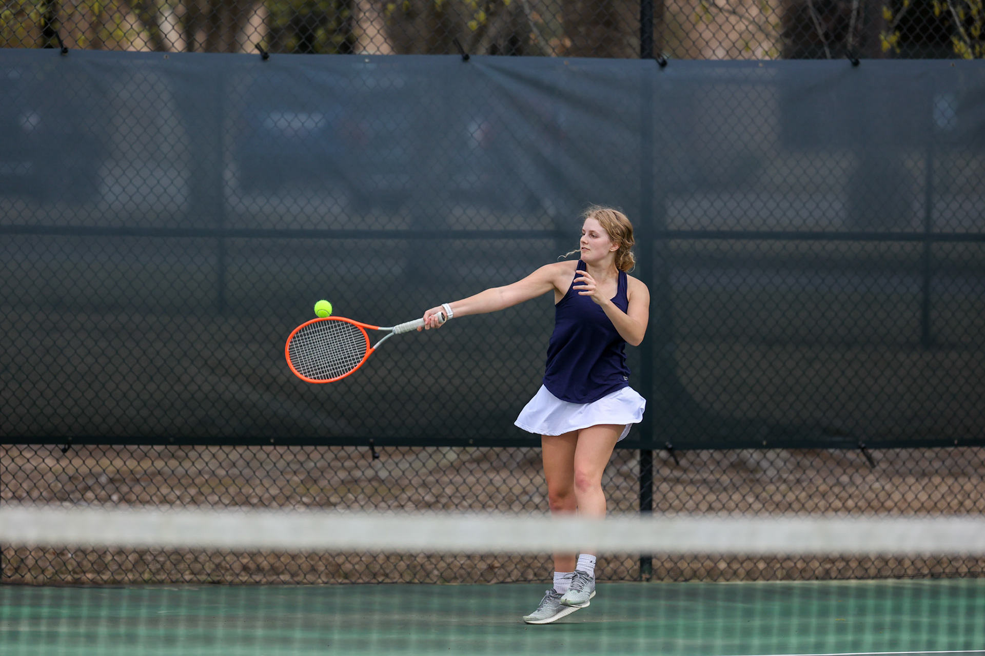 St. Benedict Tennis vs Briarcrest at Briarcrest Christian School on April 12, 2022 in Memphis, TN. (Ryan Beatty/SBA)