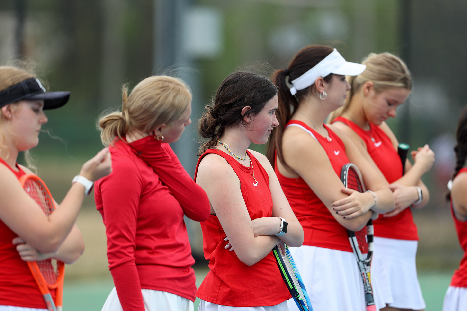 SBA Tennis vs Briacrest on Monday, April 3, 2023. (Ryan Beatty Photo)