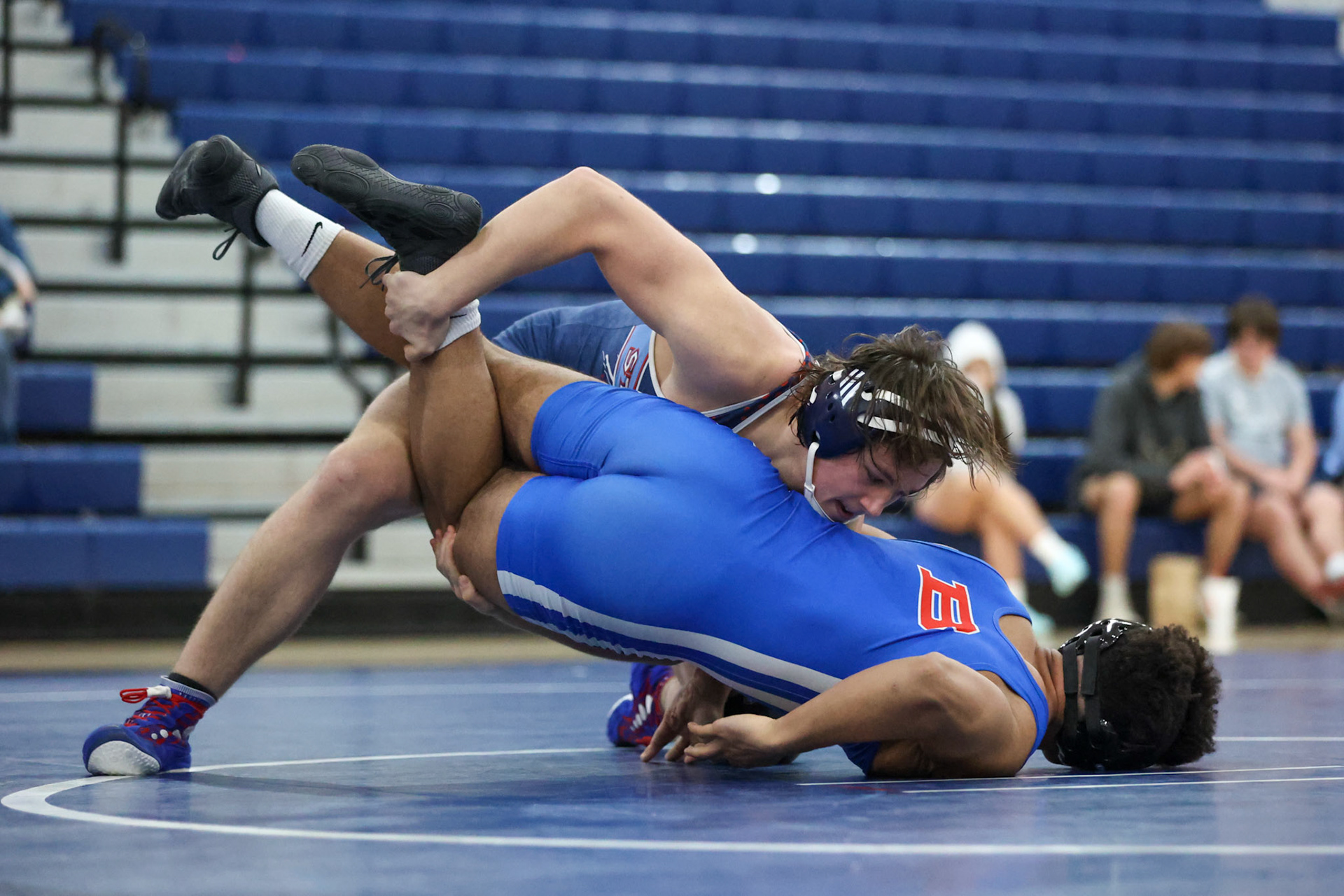 SBA Wrestling Senior Night vs Bartlett, Bolton, and ECS on Thursday, Feb. 10, 2022. (Ryan Beatty Photo)
