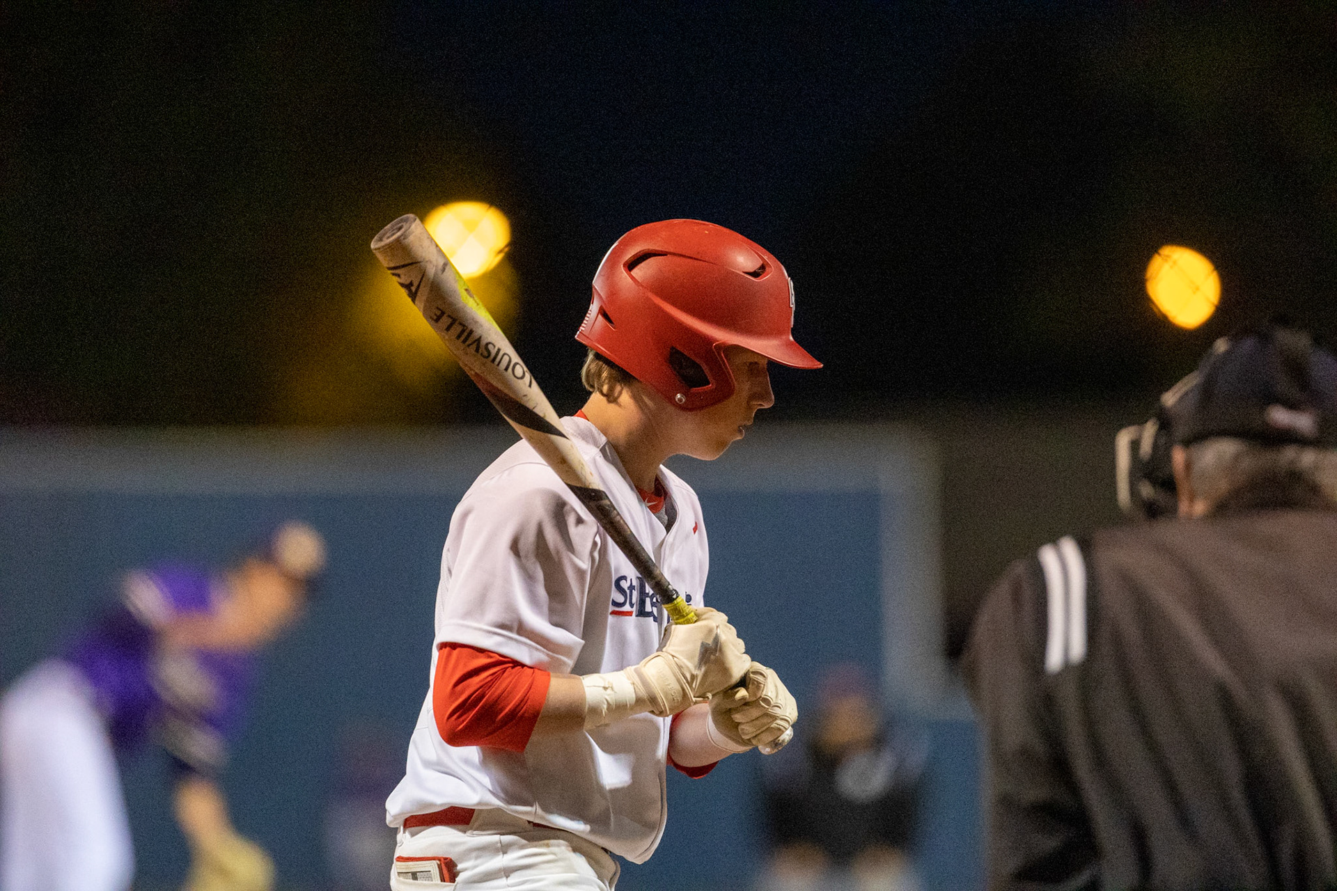 St. Benedict Baseball Senior Night vs CBHS at St. Benedict at Auburndale High School on April 26, 2022.  (Ryan Beatty/SBA)