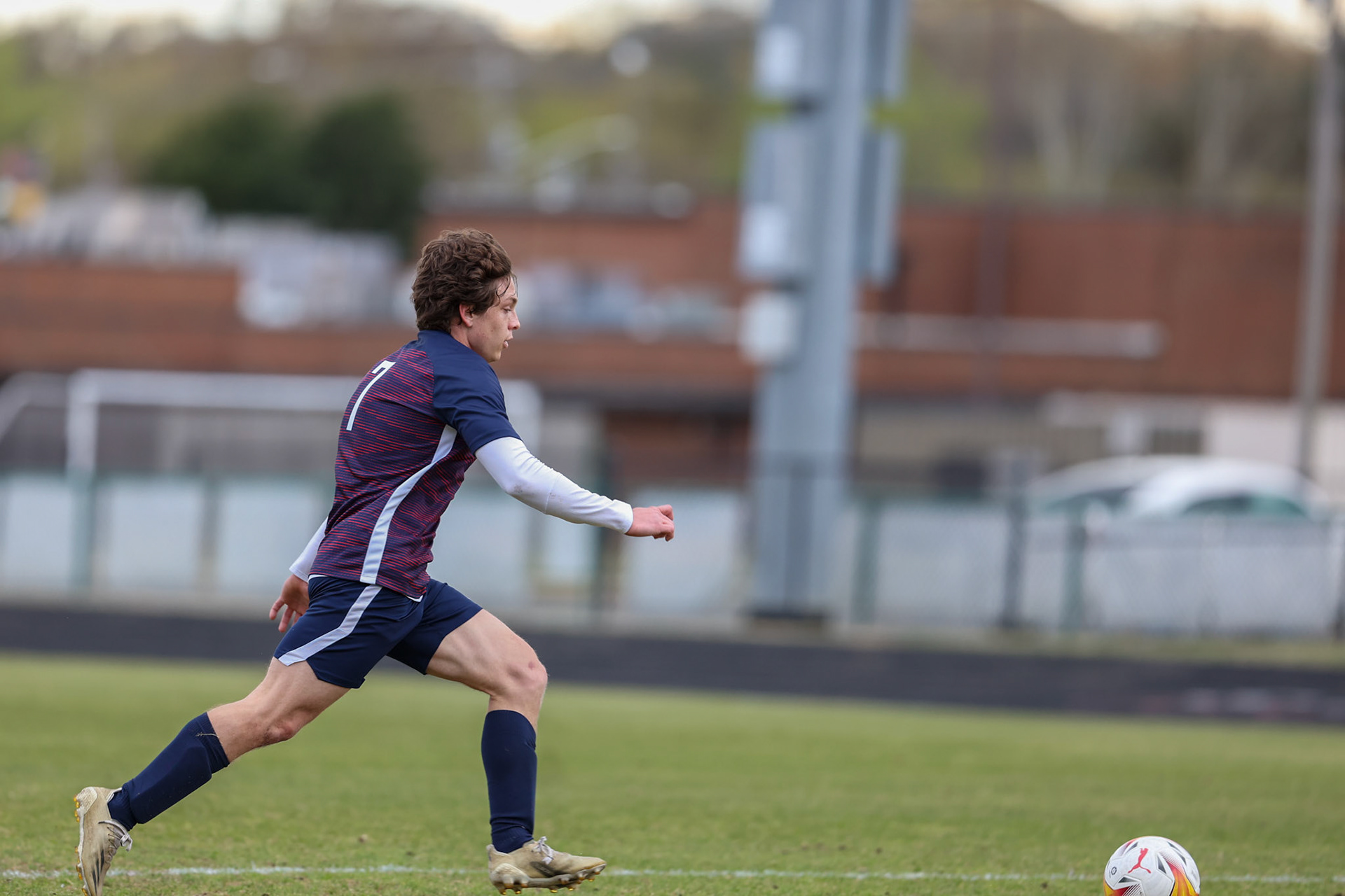 St. Benedict Soccer vs Millington on April 7, 2022 at St. Benedict At Auburndale High School in Memphis, TN. (Ryan Beatty/SBA)