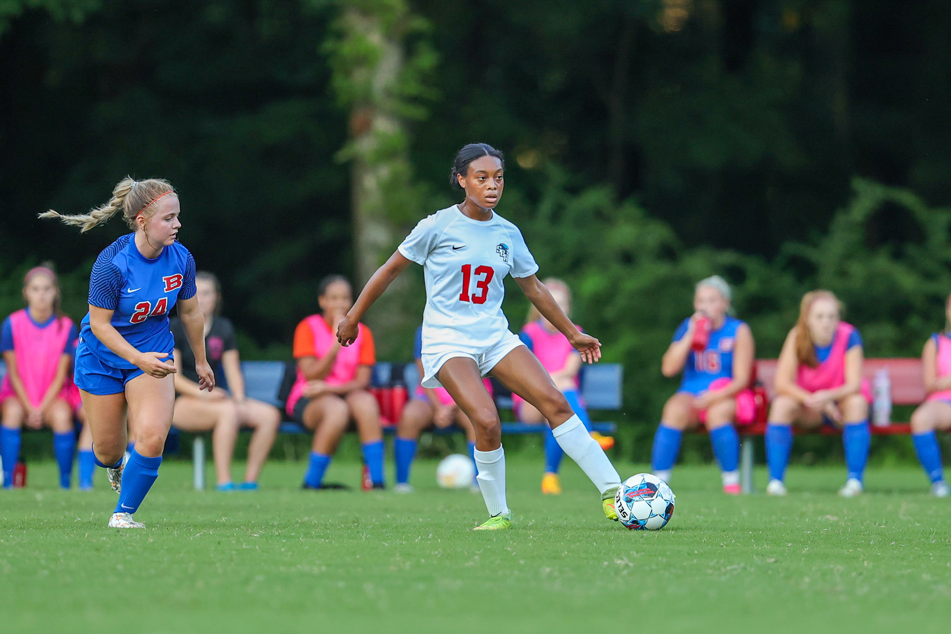 SBA Soccer vs Bartlett at Bartlett High School on Thursday, August 18, 2022. (Ryan Beatty/SBA)