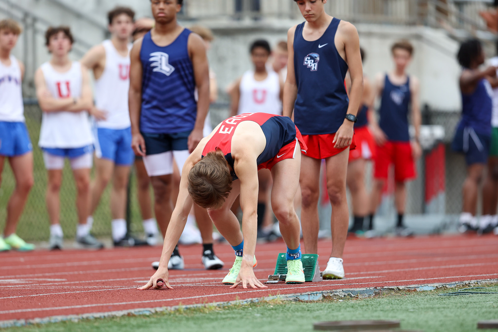 St. Benedict Track at Memphis University School in Memphis, TN on May 3, 2022. (Ryan Beatty/SBA)
