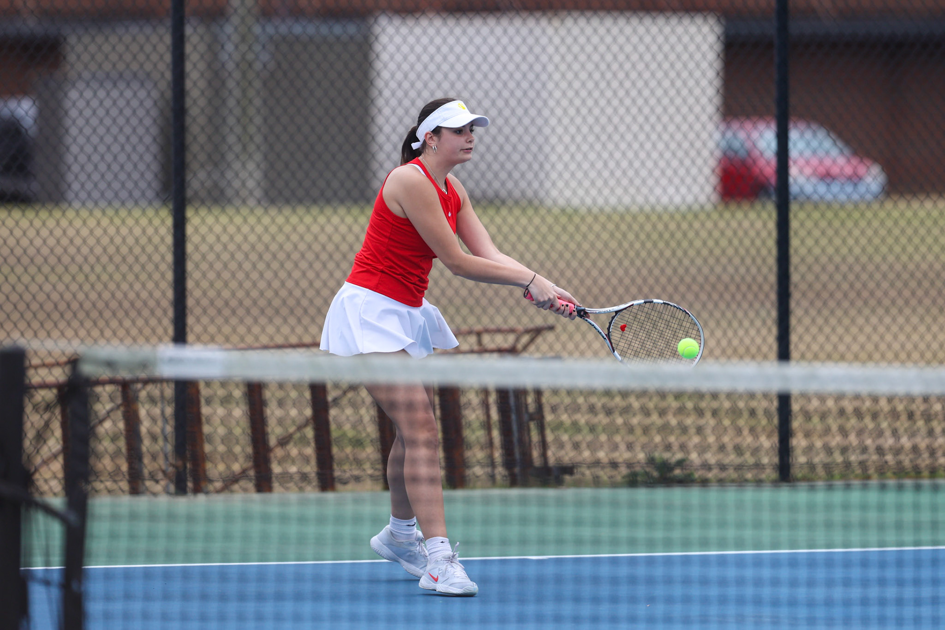 SBA Tennis vs Briacrest on Monday, April 3, 2023. (Ryan Beatty Photo)
