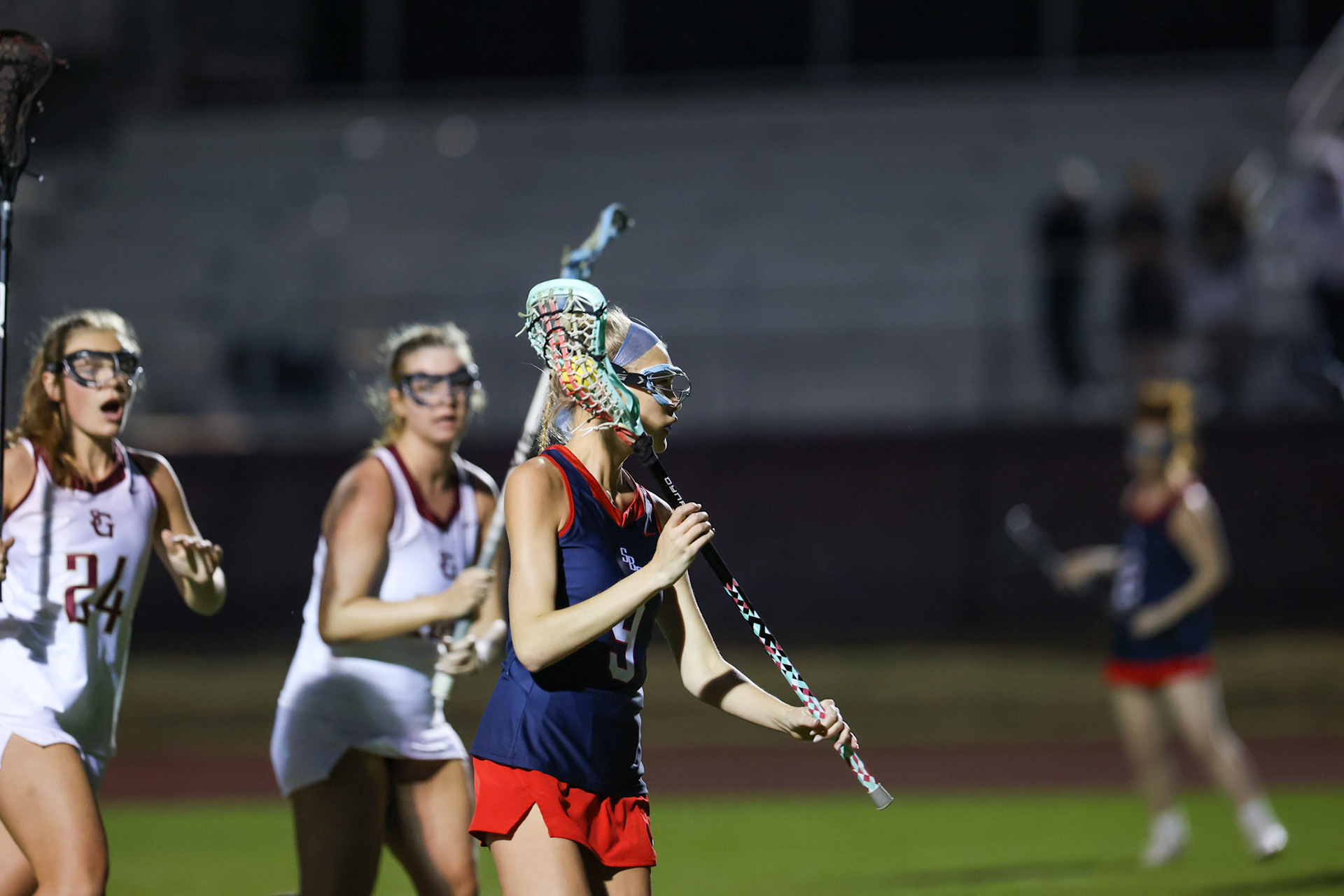 St. Benedict Lacrosse vs St. George’s at St. George’s Independent School on April 12, 2022 in Memphis, TN. (Ryan Beatty/SBA)