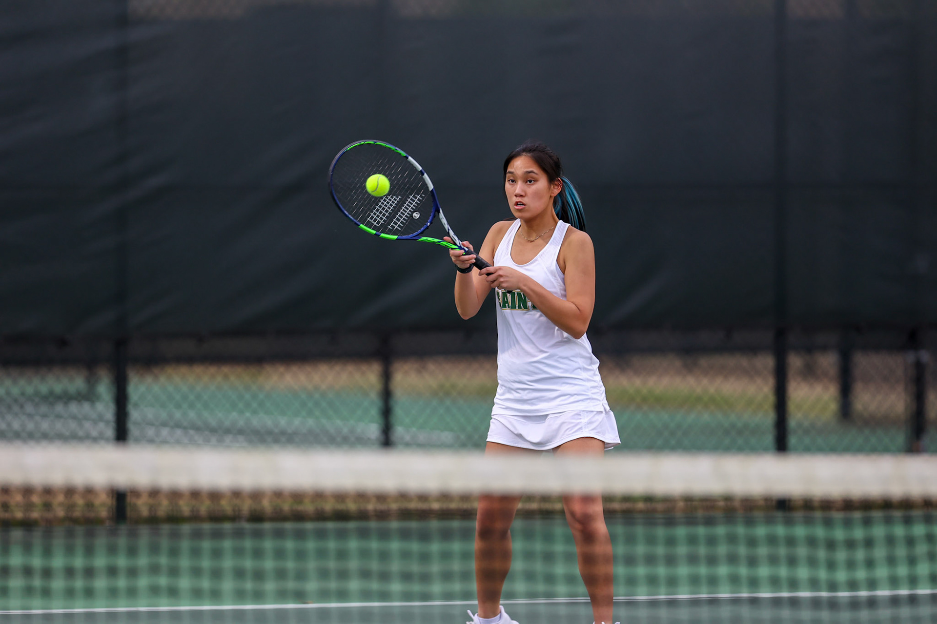 St. Benedict Tennis vs Briarcrest at Briarcrest Christian School on April 12, 2022 in Memphis, TN. (Ryan Beatty/SBA)