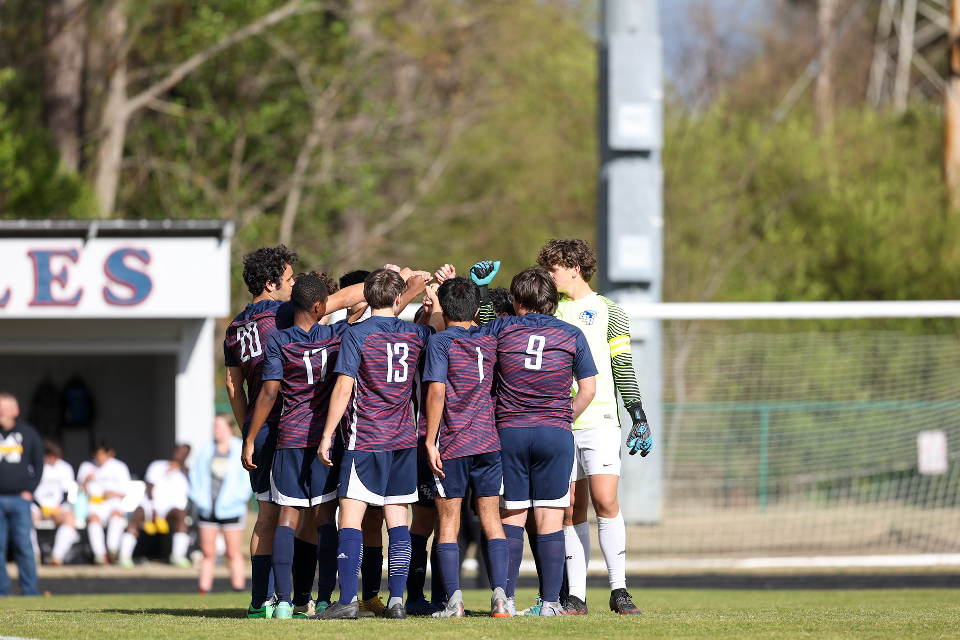 St. Benedict Soccer vs Millington on April 7, 2022 at St. Benedict At Auburndale High School in Memphis, TN. (Ryan Beatty/SBA)