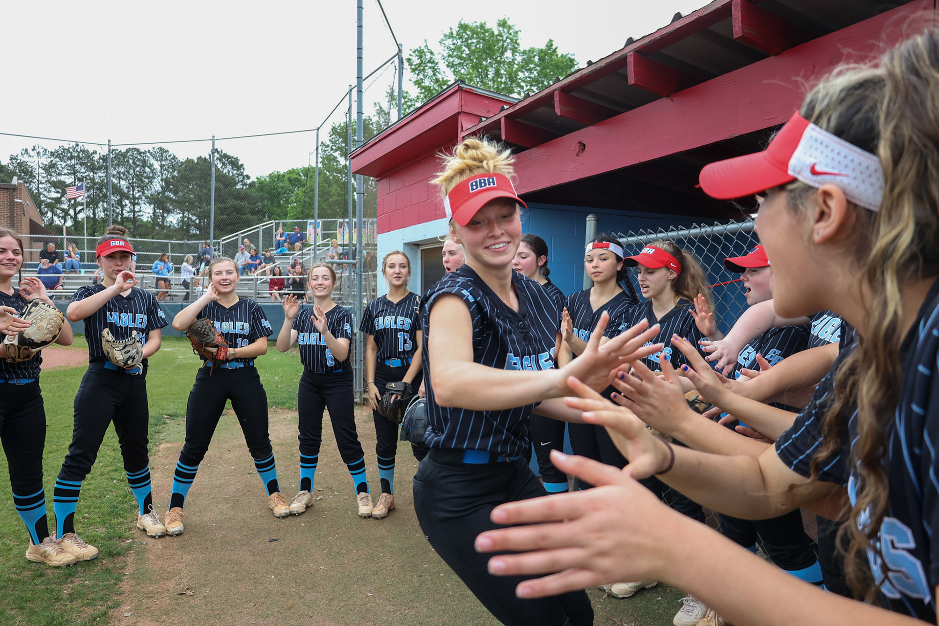 St. Benedict Softball vs Tipton Rosemark Academy at St. Benedict High School in Memphis, TN on May 3, 2022. (Ryan Beatty/SBA)