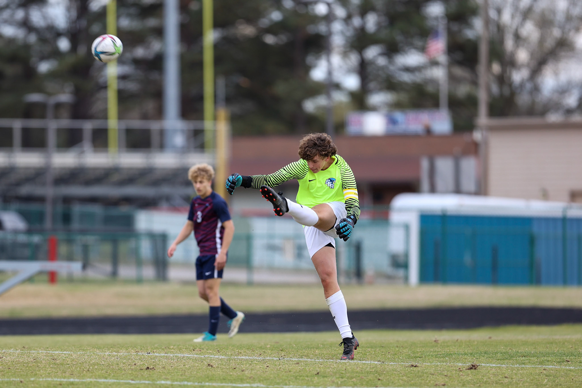 St. Benedict Soccer vs Millington on April 7, 2022 at St. Benedict At Auburndale High School in Memphis, TN. (Ryan Beatty/SBA)