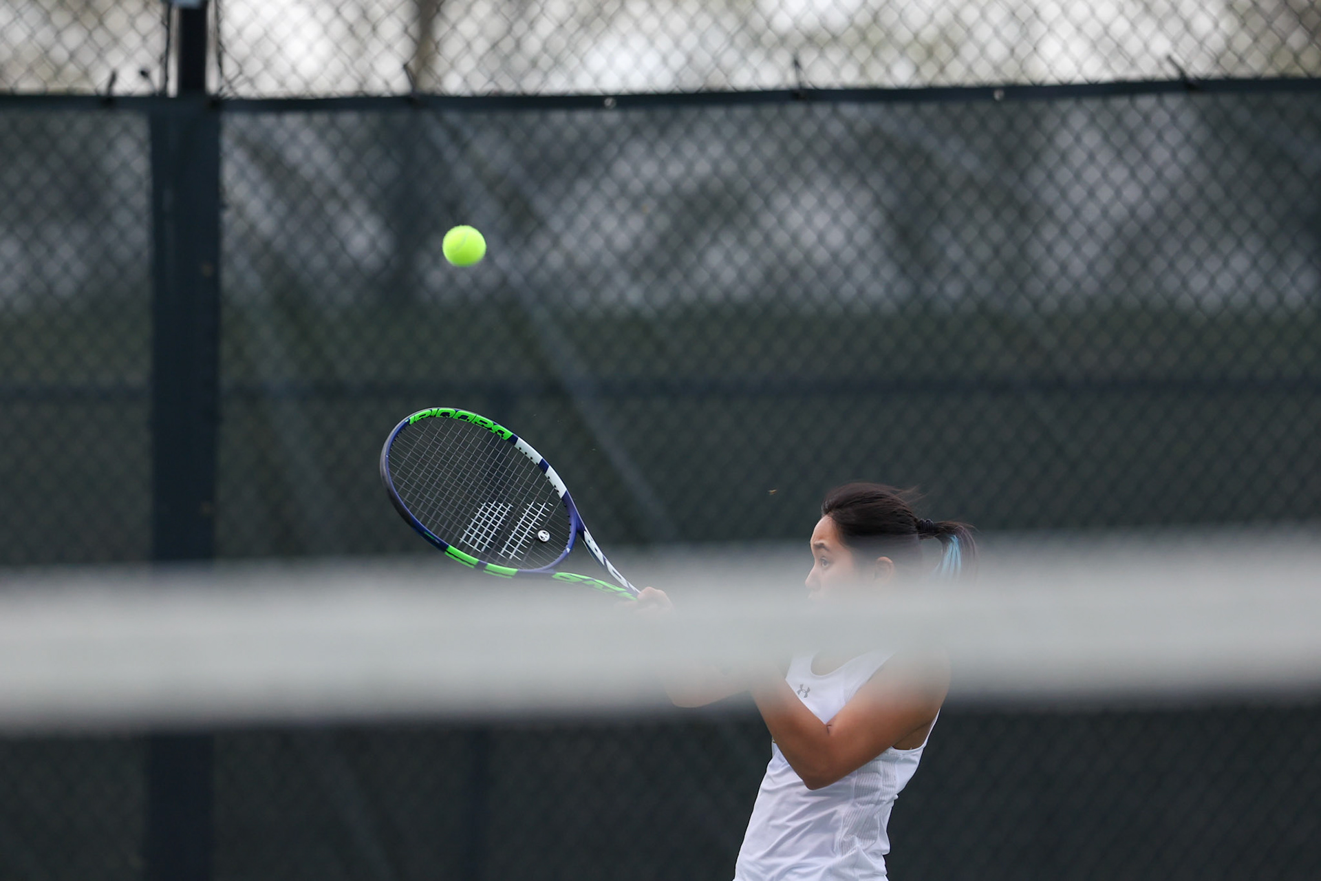 St. Benedict Tennis vs Briarcrest at Briarcrest Christian School on April 12, 2022 in Memphis, TN. (Ryan Beatty/SBA)