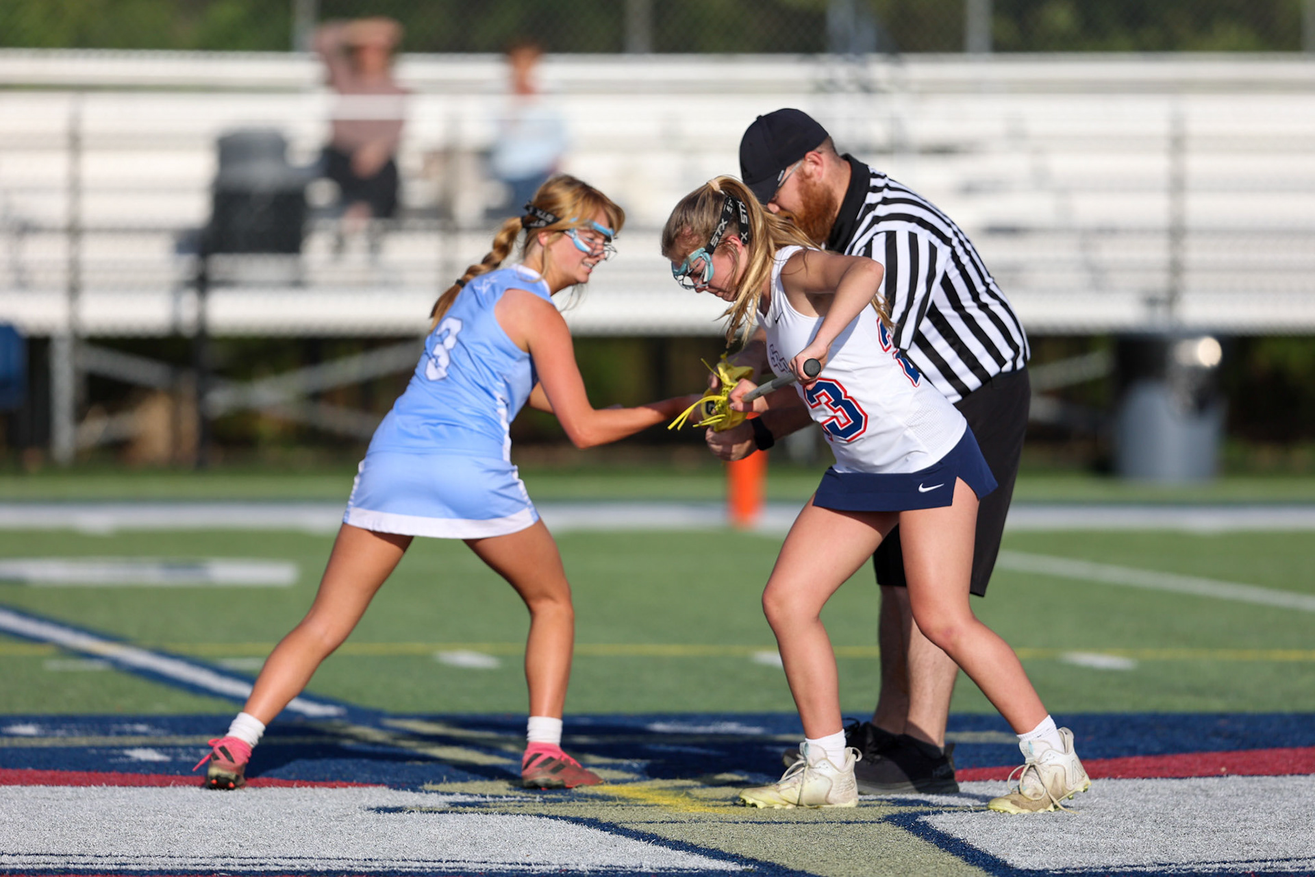 St. Benedict Girls Lacrosse vs St. Agnes on Senior Night at St. Benedict at Auburndale in Memphis, TN on April 19, 2022. (Ryan Beatty/SBA)