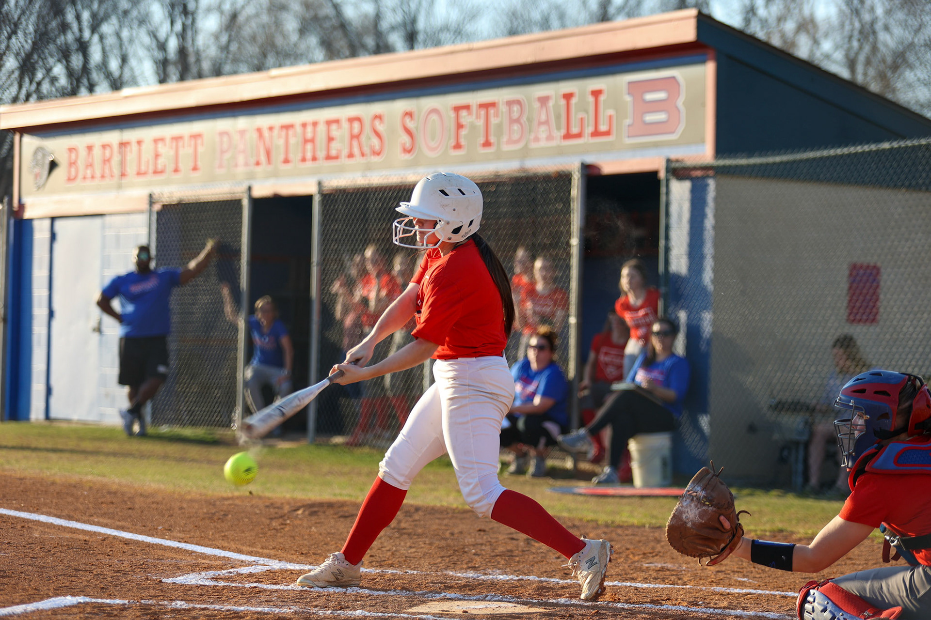 St. Benedict Softball vs Bartlett High School on March 3, 2022 at W.J. Freeman Park in Memphis, TN (Ryan Beatty/SBA)