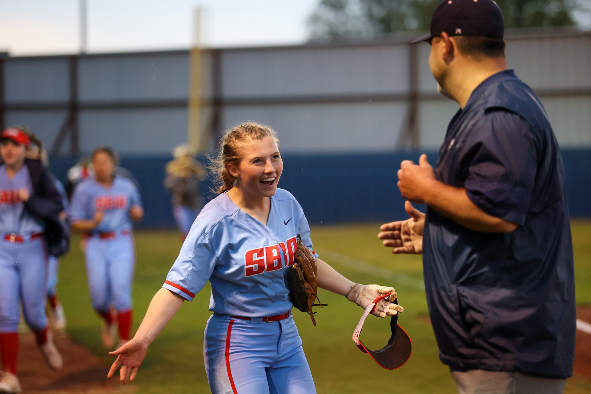 St. Benedict Softball vs Millington on Senior Night at St. Benedict at Auburndale in Memphis, TN on April 20, 2022. (Ryan Beatty/SBA)