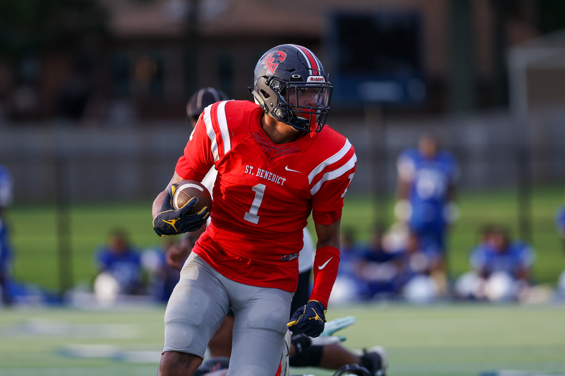 SBA Football Scrimmage on Friday, August 5, 2022 at St. Benedict at Auburndale in Memphis, TN. (Ryan Beatty/SBA)