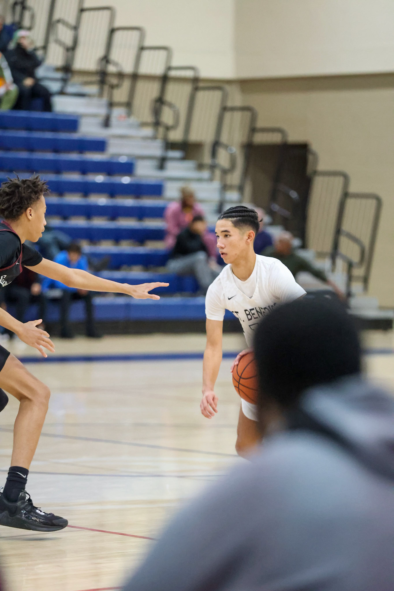 SBA Basketball vs Sacred Heart at the 2022 SBA Holiday Hoops Tournament. (Ryan Beatty Photo)