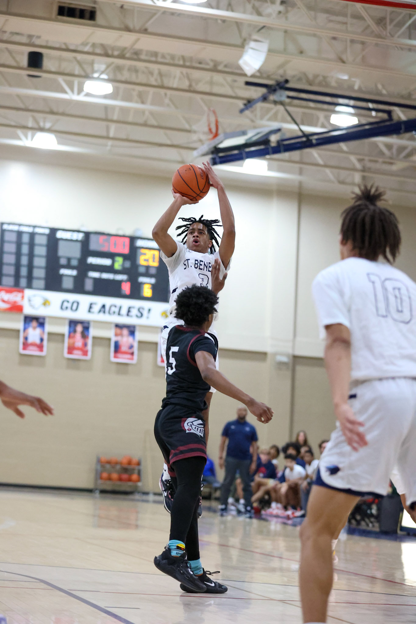 SBA Basketball vs Sacred Heart at the 2022 SBA Holiday Hoops Tournament. (Ryan Beatty Photo)