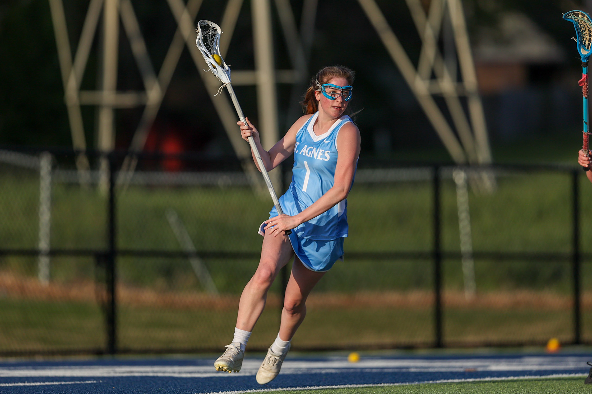 St. Benedict Girls Lacrosse vs St. Agnes on Senior Night at St. Benedict at Auburndale in Memphis, TN on April 19, 2022. (Ryan Beatty/SBA)