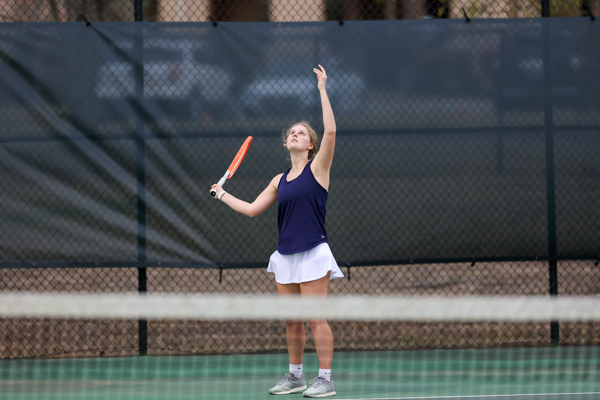 St. Benedict Tennis vs Briarcrest at Briarcrest Christian School on April 12, 2022 in Memphis, TN. (Ryan Beatty/SBA)