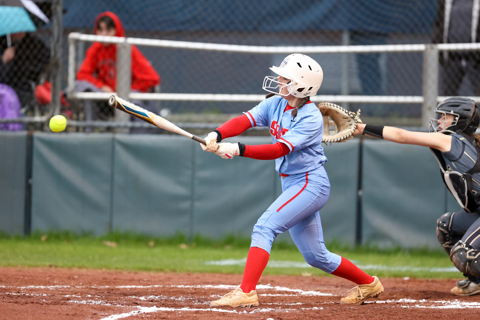 St. Benedict Softball vs Millington on Senior Night at St. Benedict at Auburndale in Memphis, TN on April 20, 2022. (Ryan Beatty/SBA)