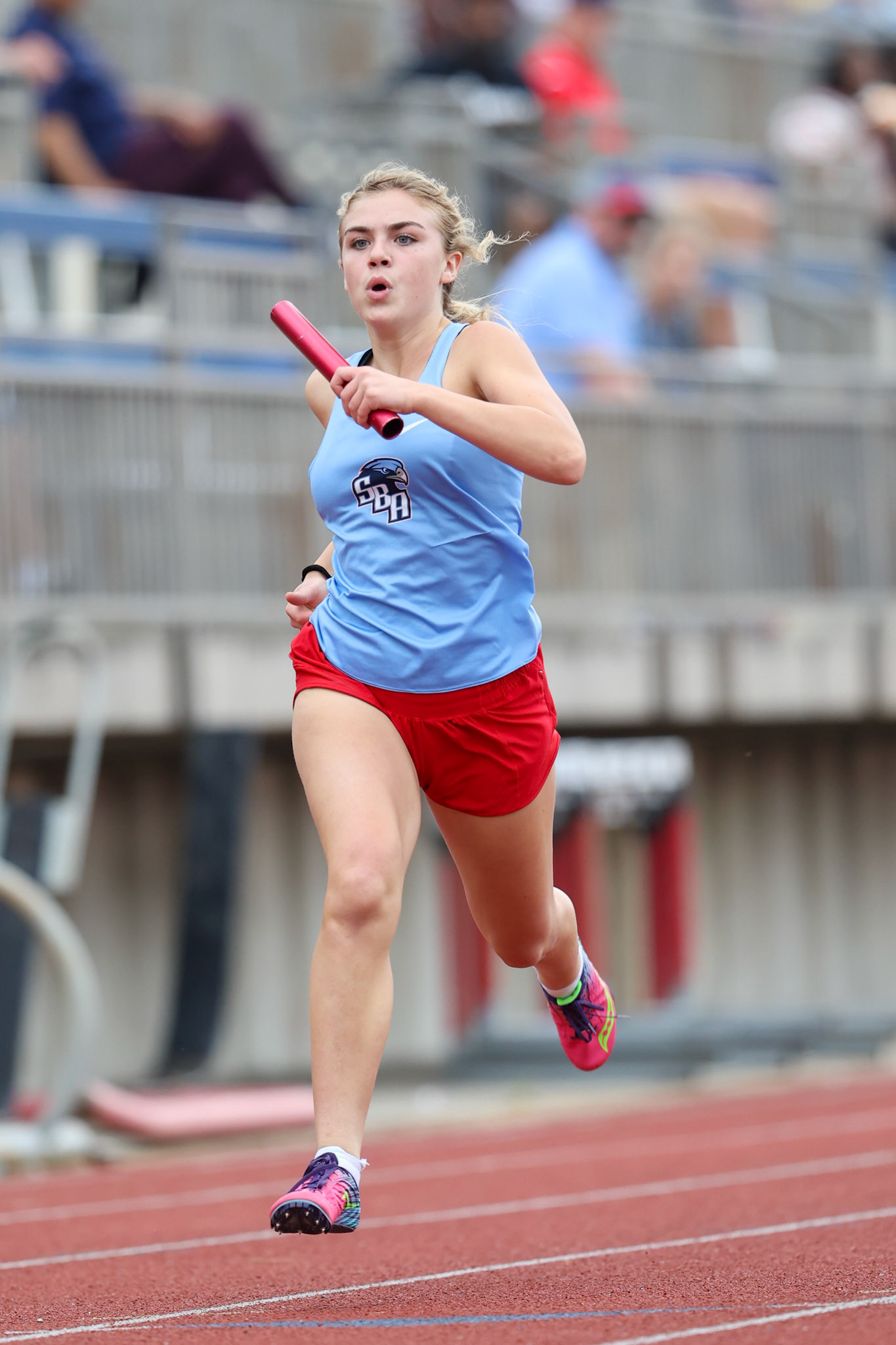 St. Benedict Track at Memphis University School in Memphis, TN on May 3, 2022. (Ryan Beatty/SBA)