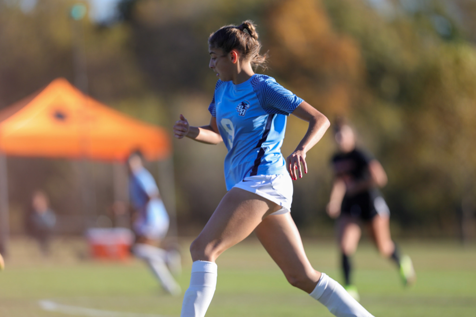 SBA Girl’s Soccer vs. Ensworth in the first round of the TSSAA State Tournament in Nashville, TN, on Oct. 17, 2022. (Ryan Beatty/SBA)