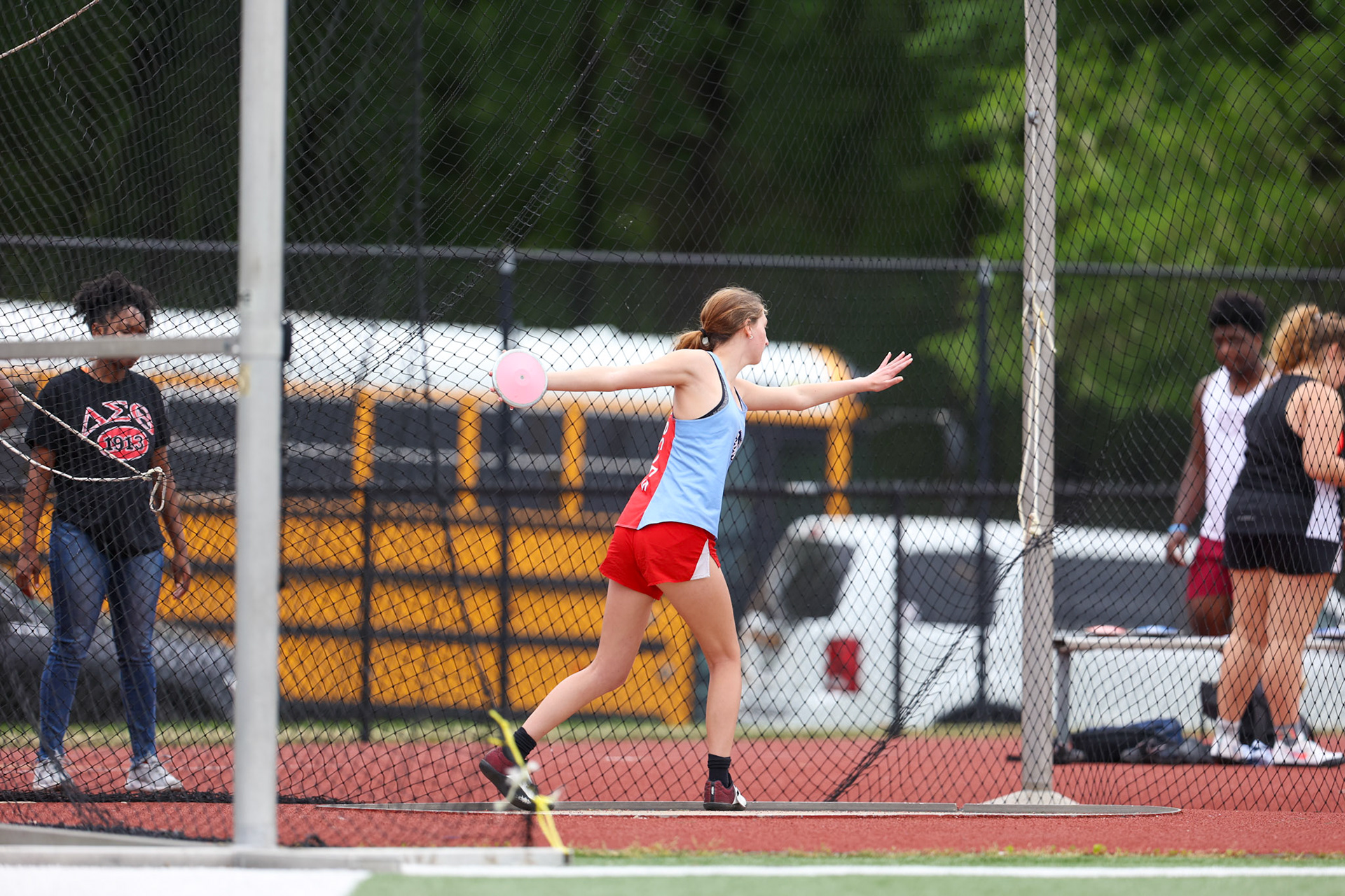 St. Benedict Track at Memphis University School in Memphis, TN on May 3, 2022. (Ryan Beatty/SBA)