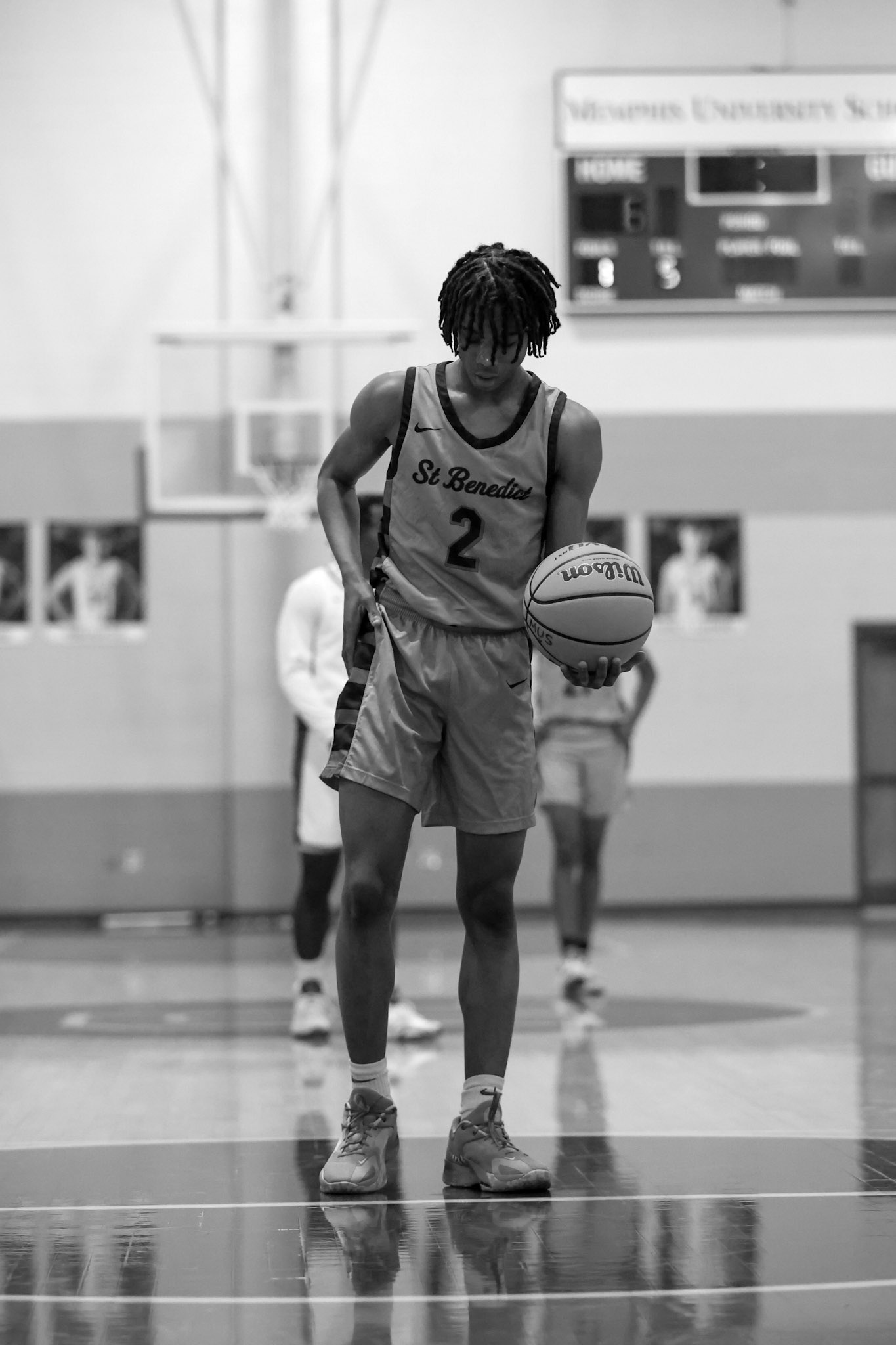 SBA Boys Basketball at MUS. (Ryan Beatty Photo)