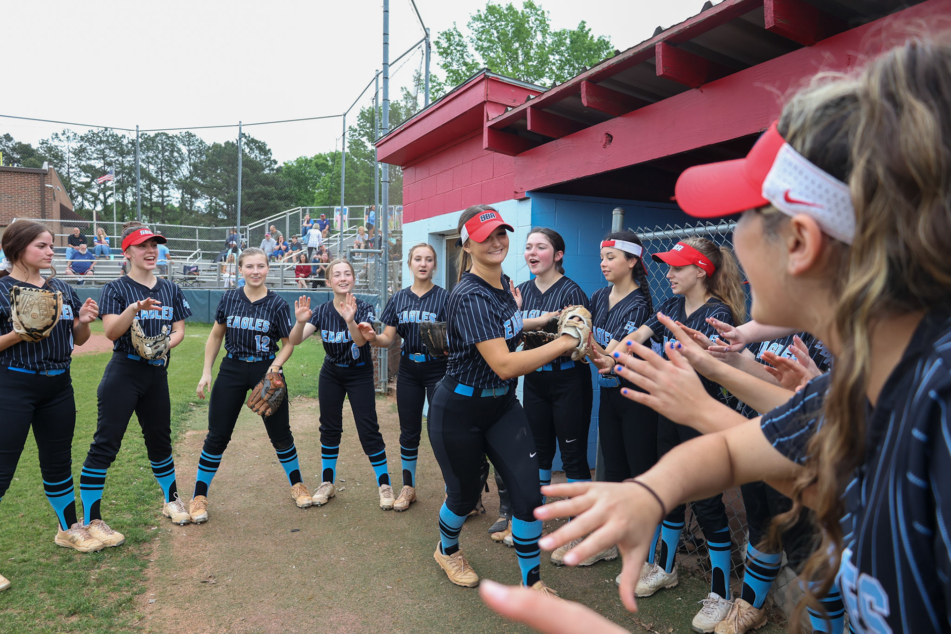 St. Benedict Softball vs Tipton Rosemark Academy at St. Benedict High School in Memphis, TN on May 3, 2022. (Ryan Beatty/SBA)