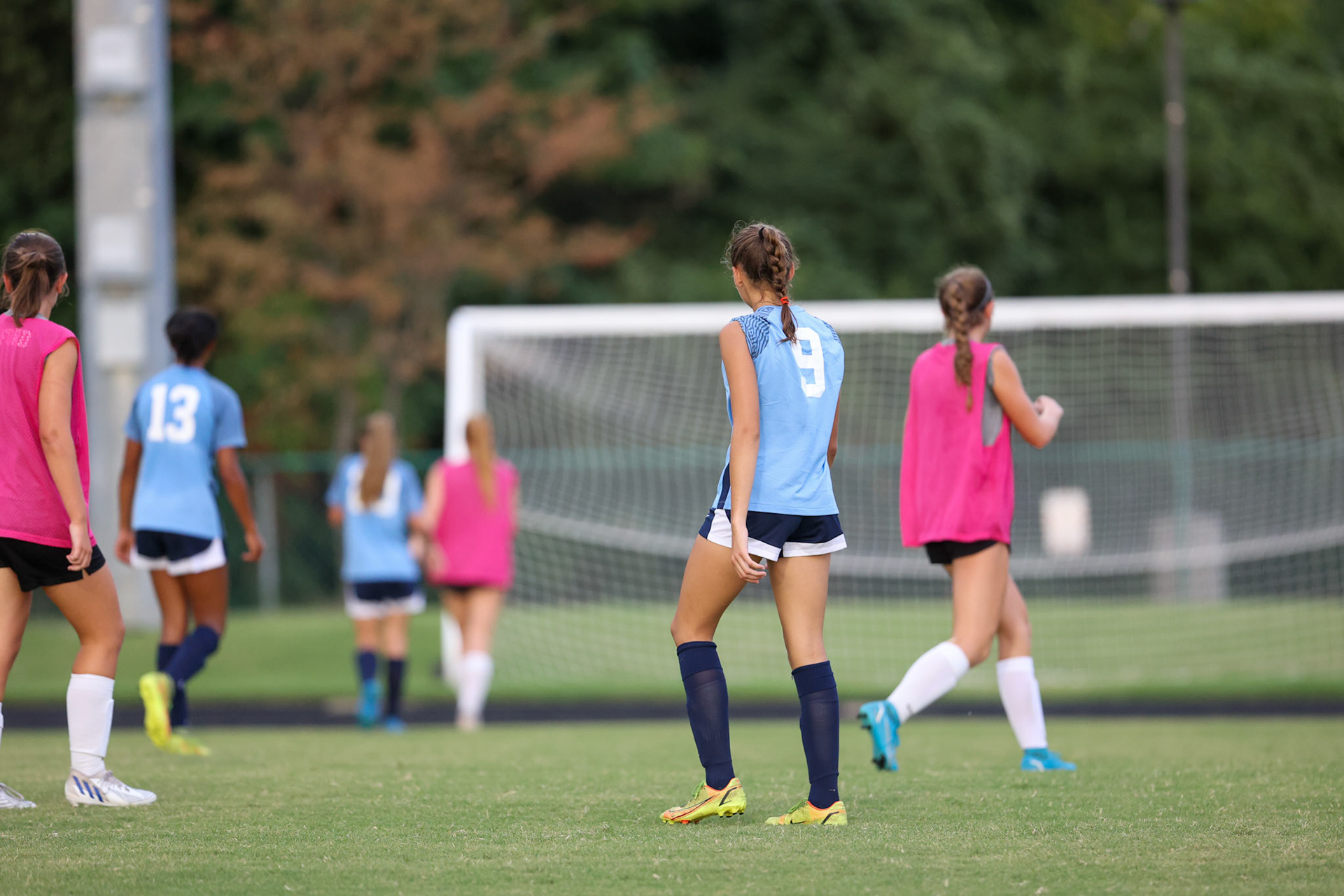 SBA Soccer vs ECS in a preseason match at St. Benedict on August 4, 2022.(Ryan Beatty/SBA)