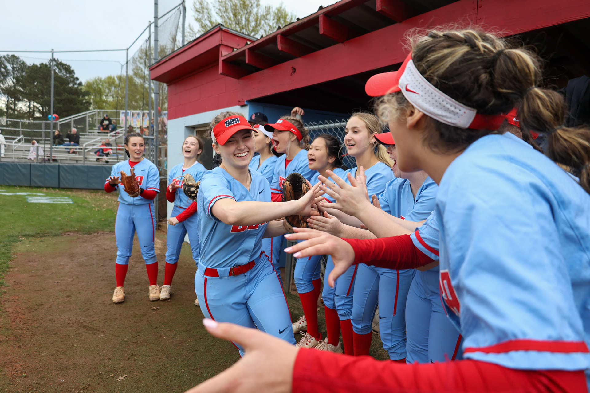St. Benedict Softball vs Millington on Senior Night at St. Benedict at Auburndale in Memphis, TN on April 20, 2022. (Ryan Beatty/SBA)