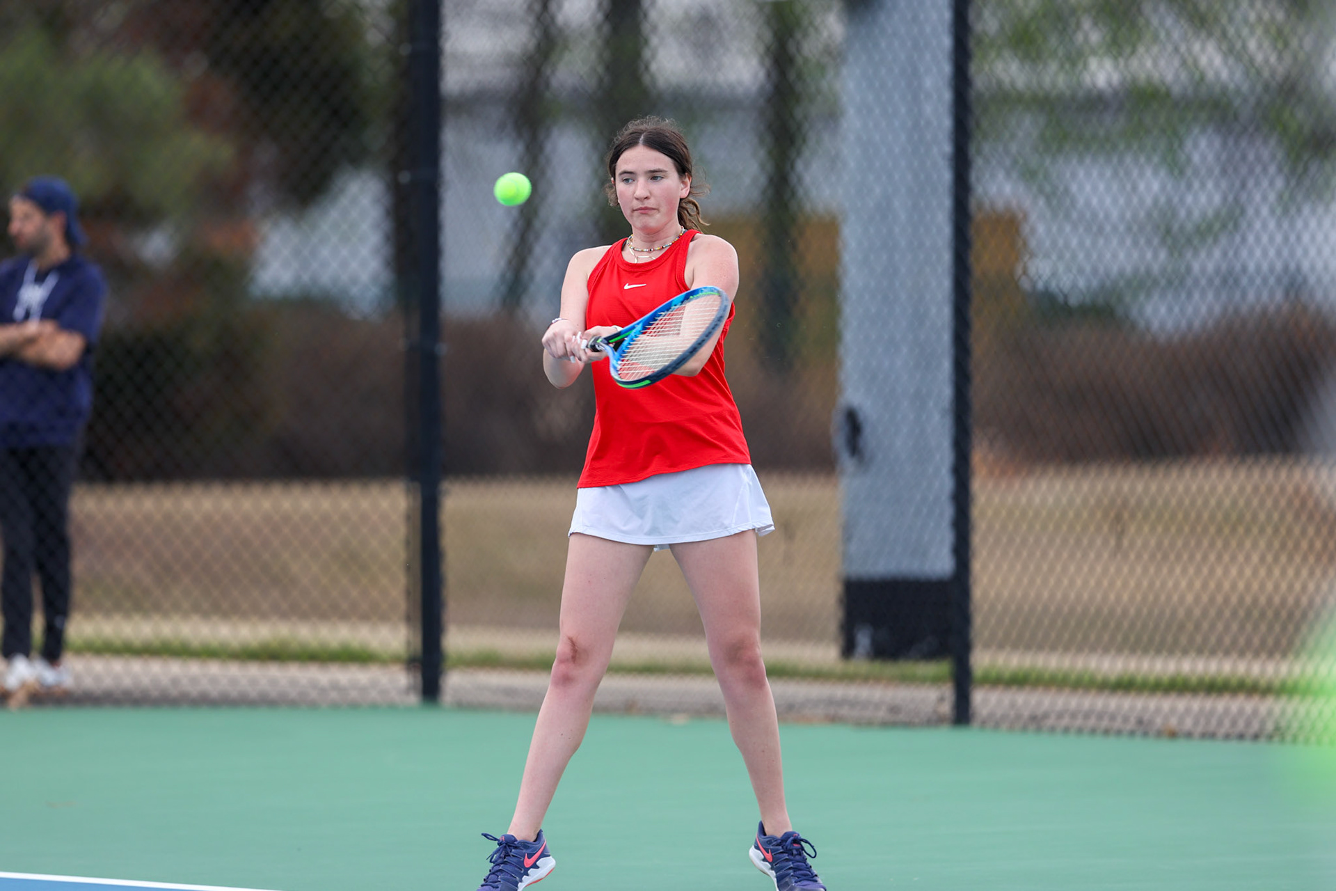 SBA Tennis vs Briacrest on Monday, April 3, 2023. (Ryan Beatty Photo)