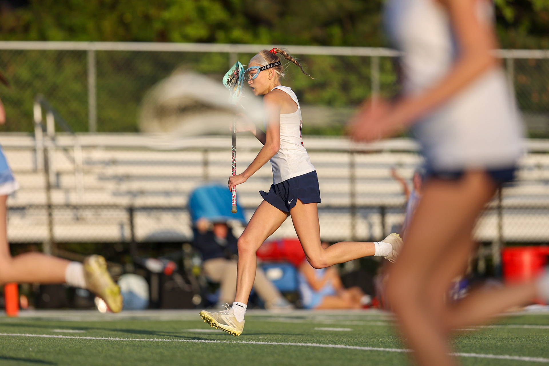 St. Benedict Girls Lacrosse vs St. Agnes on Senior Night at St. Benedict at Auburndale in Memphis, TN on April 19, 2022. (Ryan Beatty/SBA)