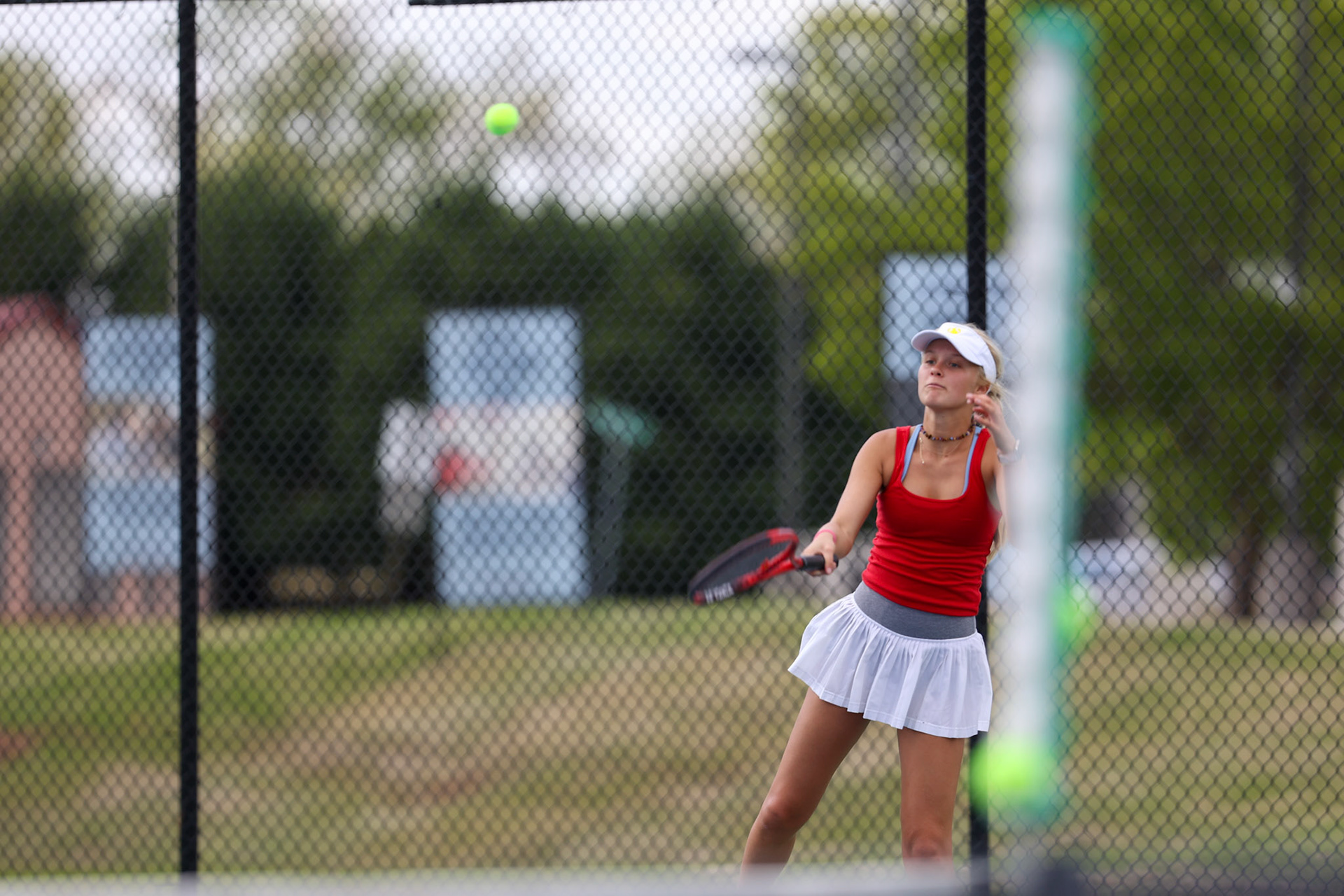 St. Benedict Tennis vs St. Agnes at St. Benedict at Auburndale High School in Memphis, TN on April 21, 2022. (Ryan Beatty/SBA)