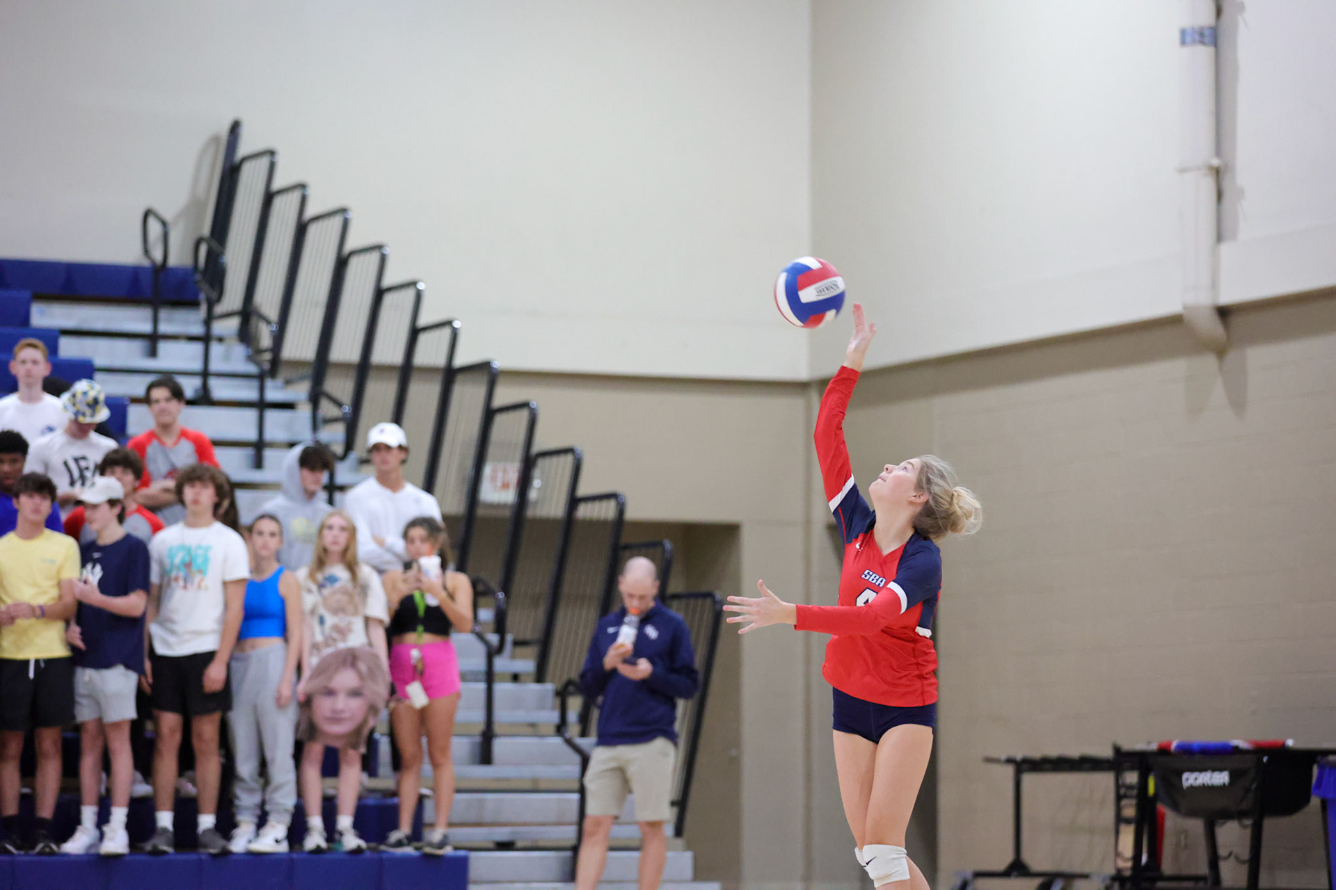 St. Benedict Volleyball vs White Station at St. Benedict at Auburndale in Memphis, TN on Thursday, September 22, 2022. (Ryan Beatty/SBA)