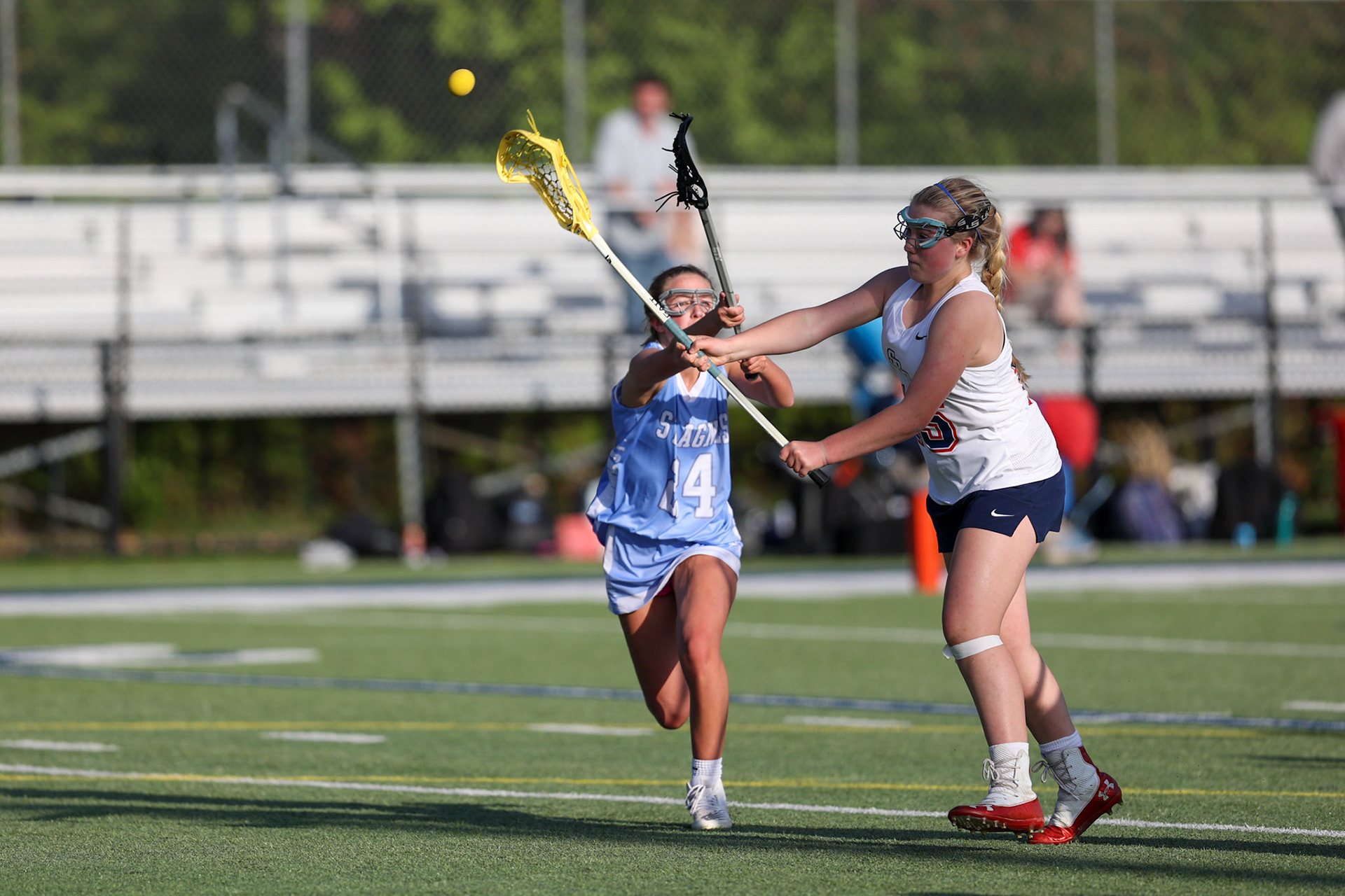 St. Benedict Girls Lacrosse vs St. Agnes on Senior Night at St. Benedict at Auburndale in Memphis, TN on April 19, 2022. (Ryan Beatty/SBA)