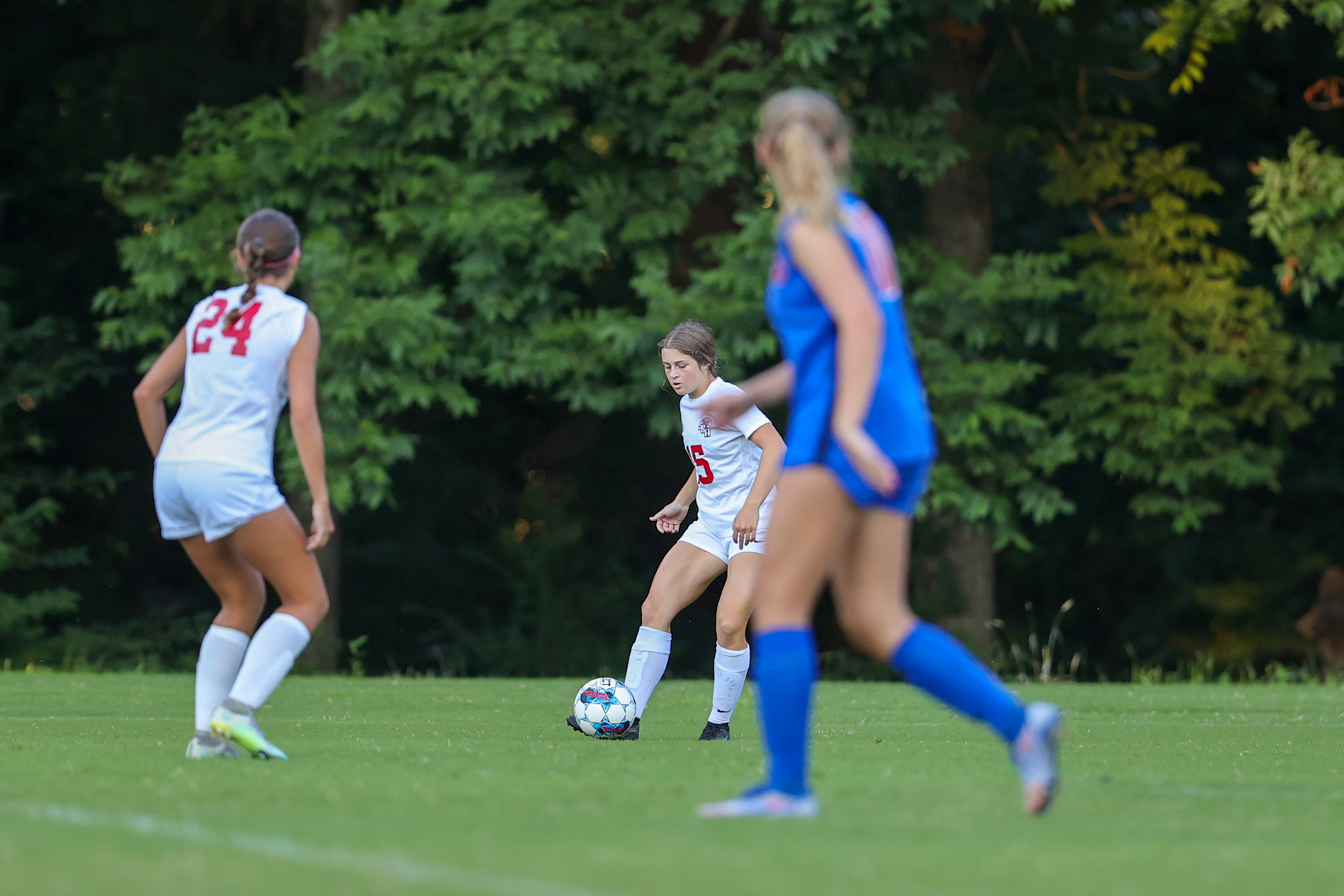 SBA Soccer vs Bartlett at Bartlett High School on Thursday, August 18, 2022. (Ryan Beatty/SBA)