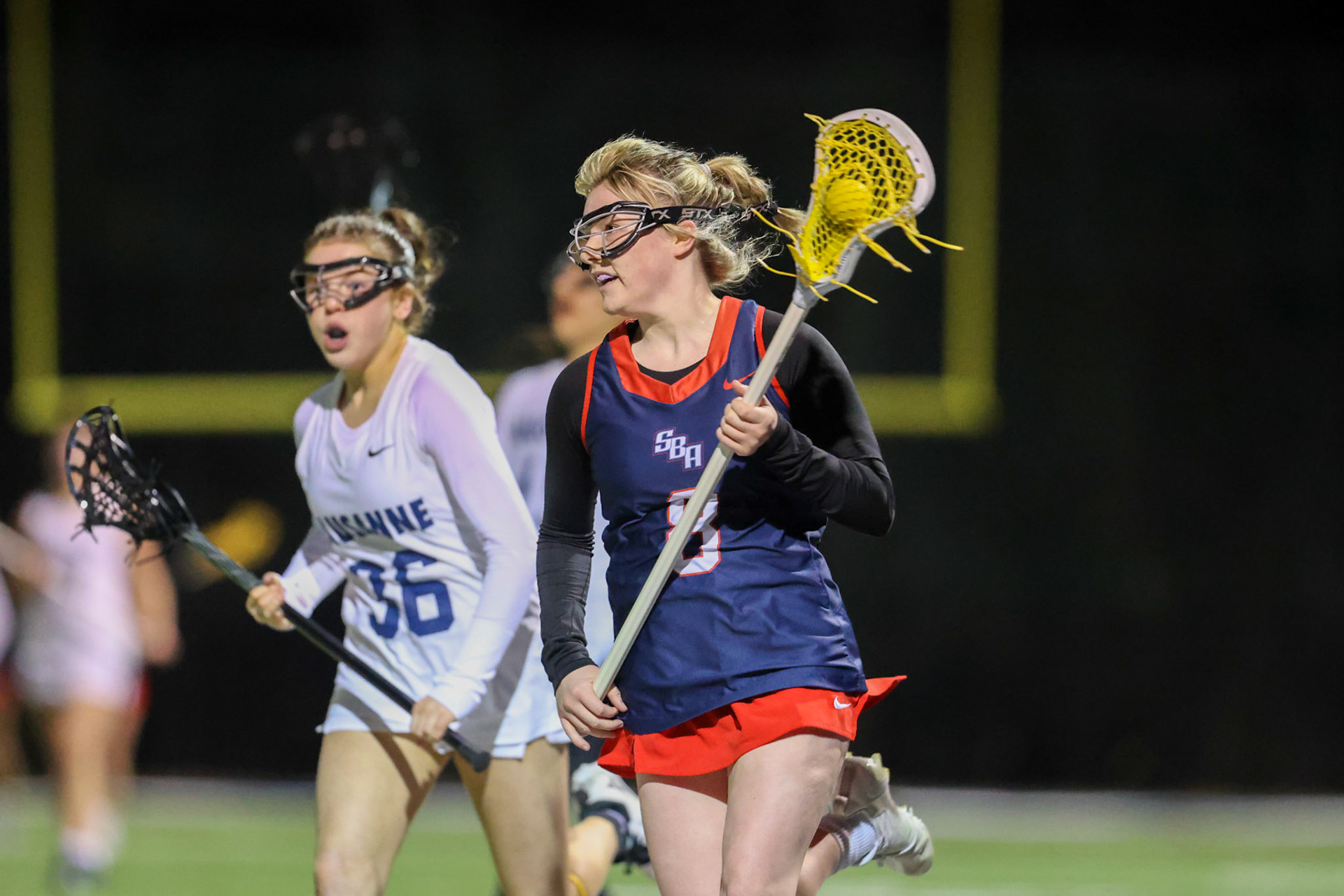 SBA Girls Lacrosse vs Lausanne on Wednesday, March 8, 2023. (Ryan Beatty Photo)