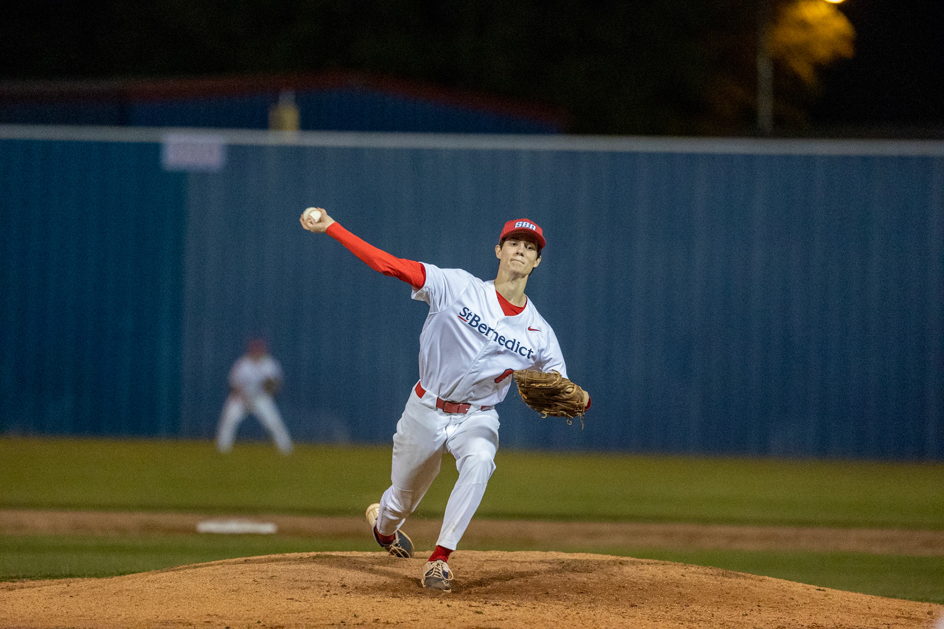 St. Benedict Baseball Senior Night vs CBHS at St. Benedict at Auburndale High School on April 26, 2022.  (Ryan Beatty/SBA)