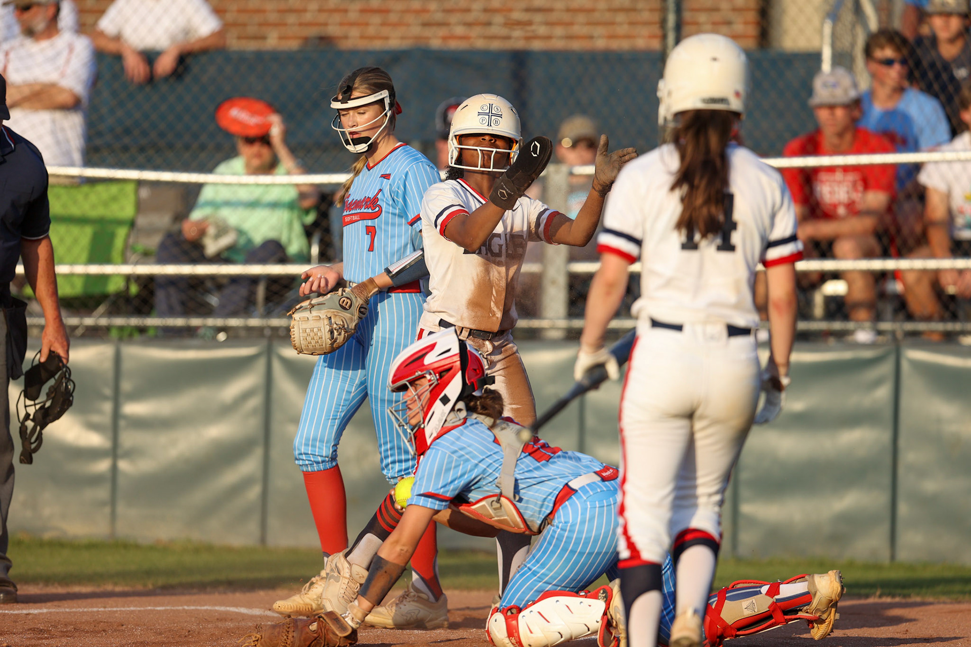 St. Benedict Softball vs TRA at St. Benedict At Auburndale on May 10, 2022 in the DII-AA Regional Softball Tournament. (Ryan Beatty/SBA)