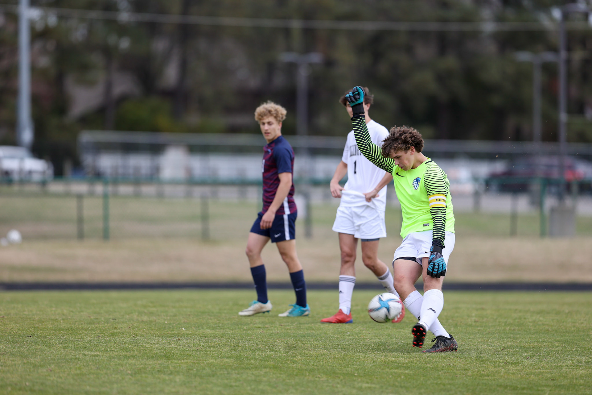 St. Benedict Soccer vs Millington on April 7, 2022 at St. Benedict At Auburndale High School in Memphis, TN. (Ryan Beatty/SBA)