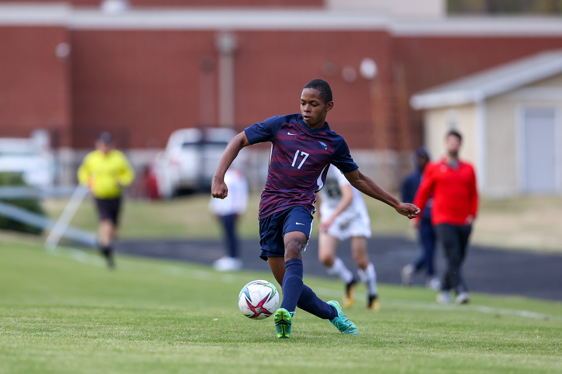 St. Benedict Soccer vs Millington on April 7, 2022 at St. Benedict At Auburndale High School in Memphis, TN. (Ryan Beatty/SBA)