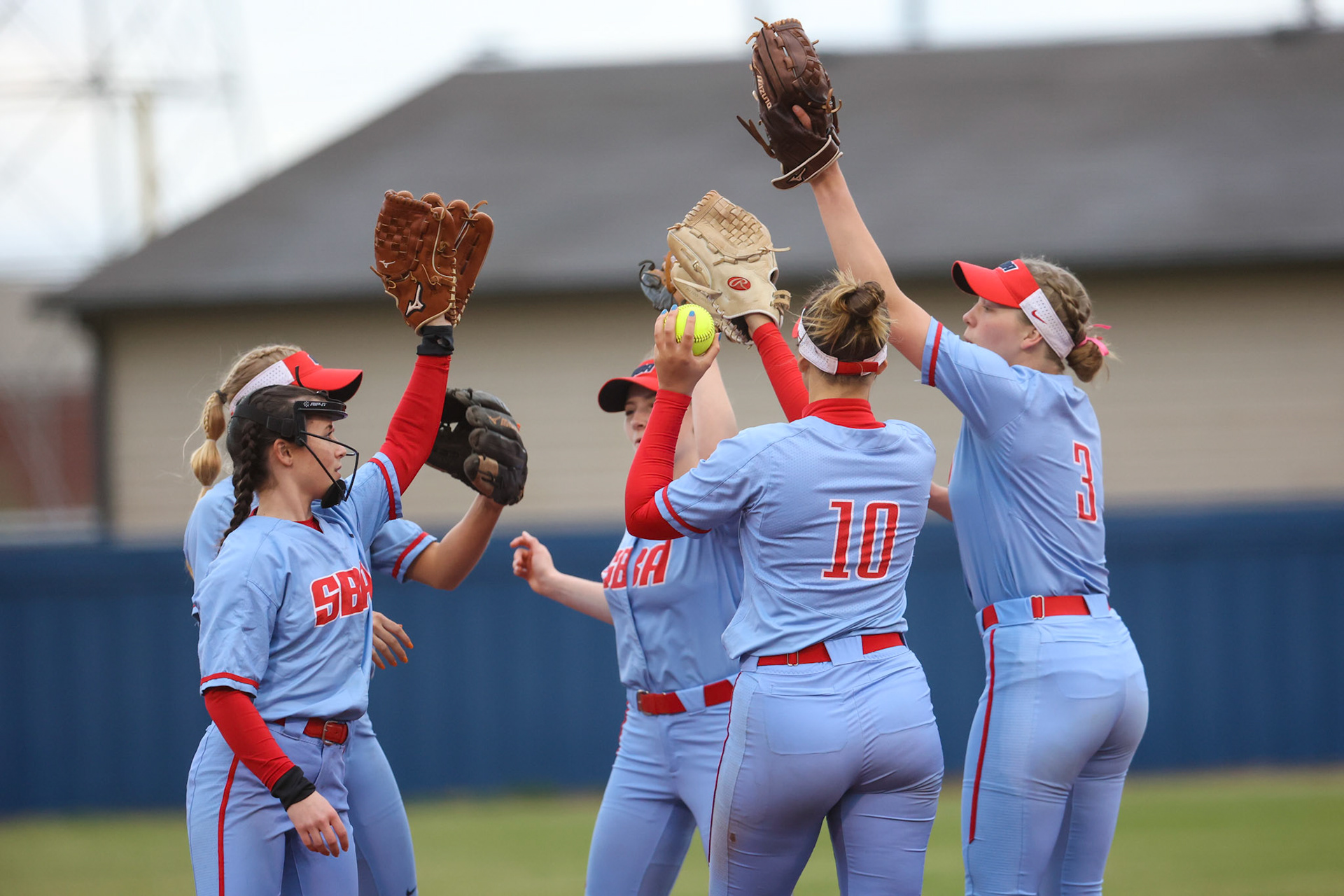 St. Benedict Softball vs Millington on Senior Night at St. Benedict at Auburndale in Memphis, TN on April 20, 2022. (Ryan Beatty/SBA)