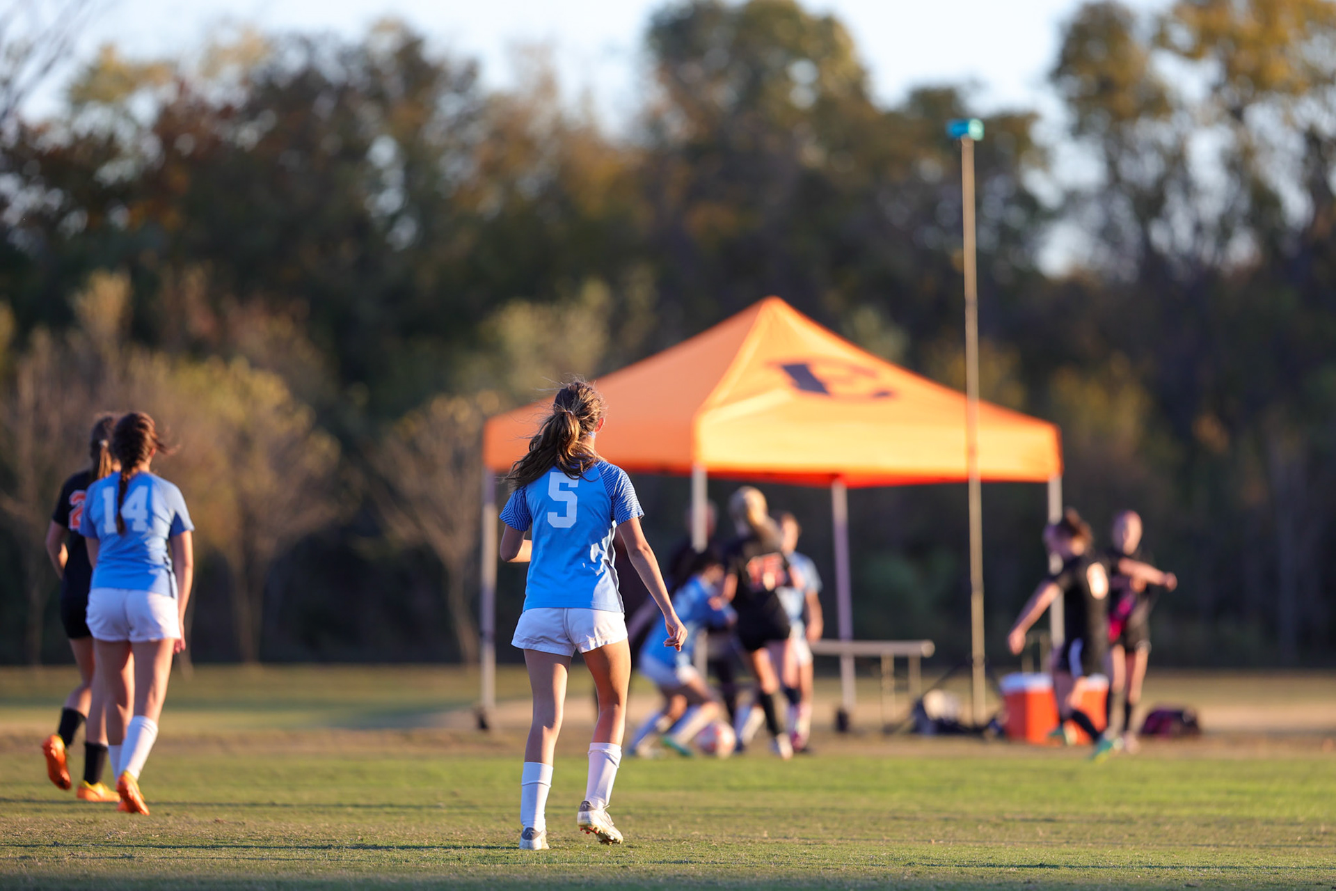 SBA Girl’s Soccer vs. Ensworth in the first round of the TSSAA State Tournament in Nashville, TN, on Oct. 17, 2022. (Ryan Beatty/SBA)