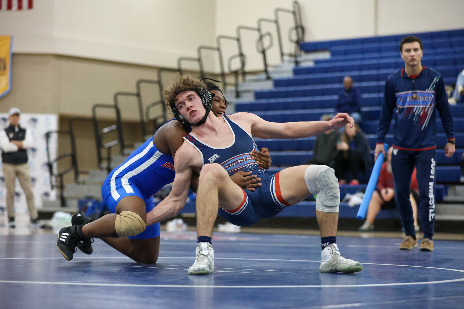 SBA Wrestling Senior Night vs Bartlett, Bolton, and ECS on Thursday, Feb. 10, 2022. (Ryan Beatty Photo)