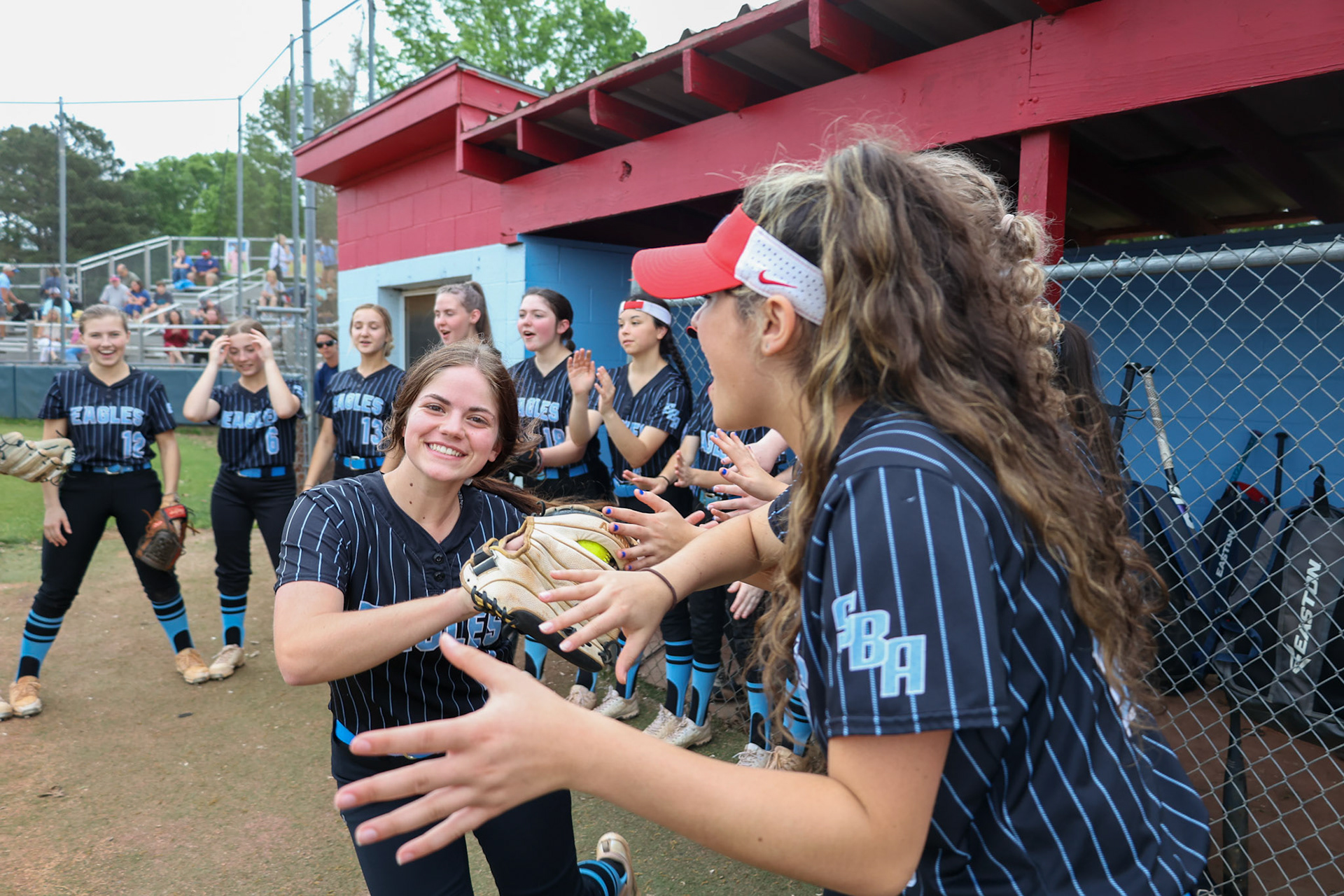 St. Benedict Softball vs Tipton Rosemark Academy at St. Benedict High School in Memphis, TN on May 3, 2022. (Ryan Beatty/SBA)
