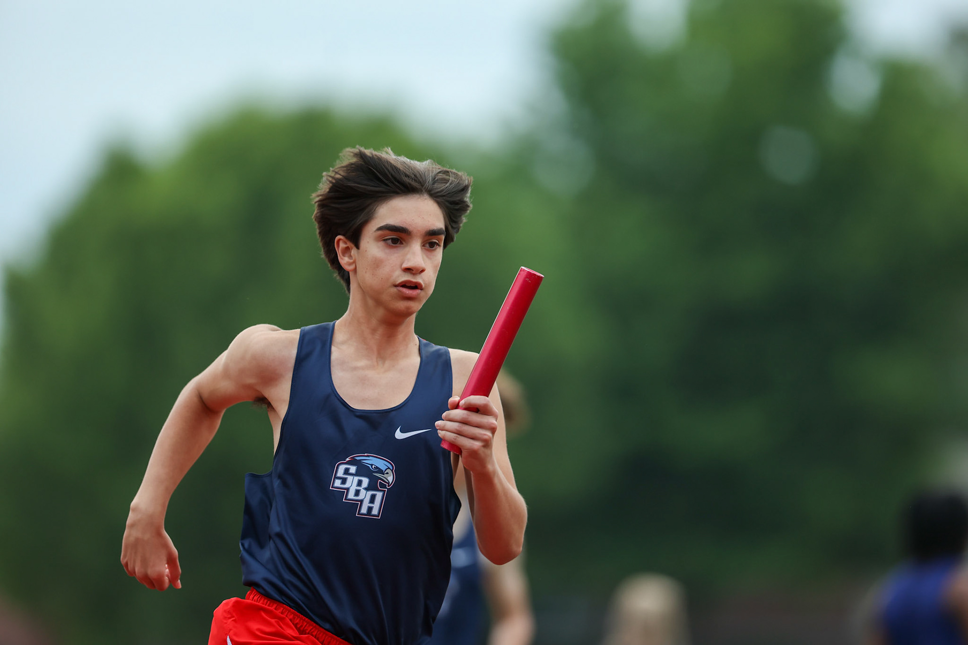 St. Benedict Track at Memphis University School in Memphis, TN on May 3, 2022. (Ryan Beatty/SBA)