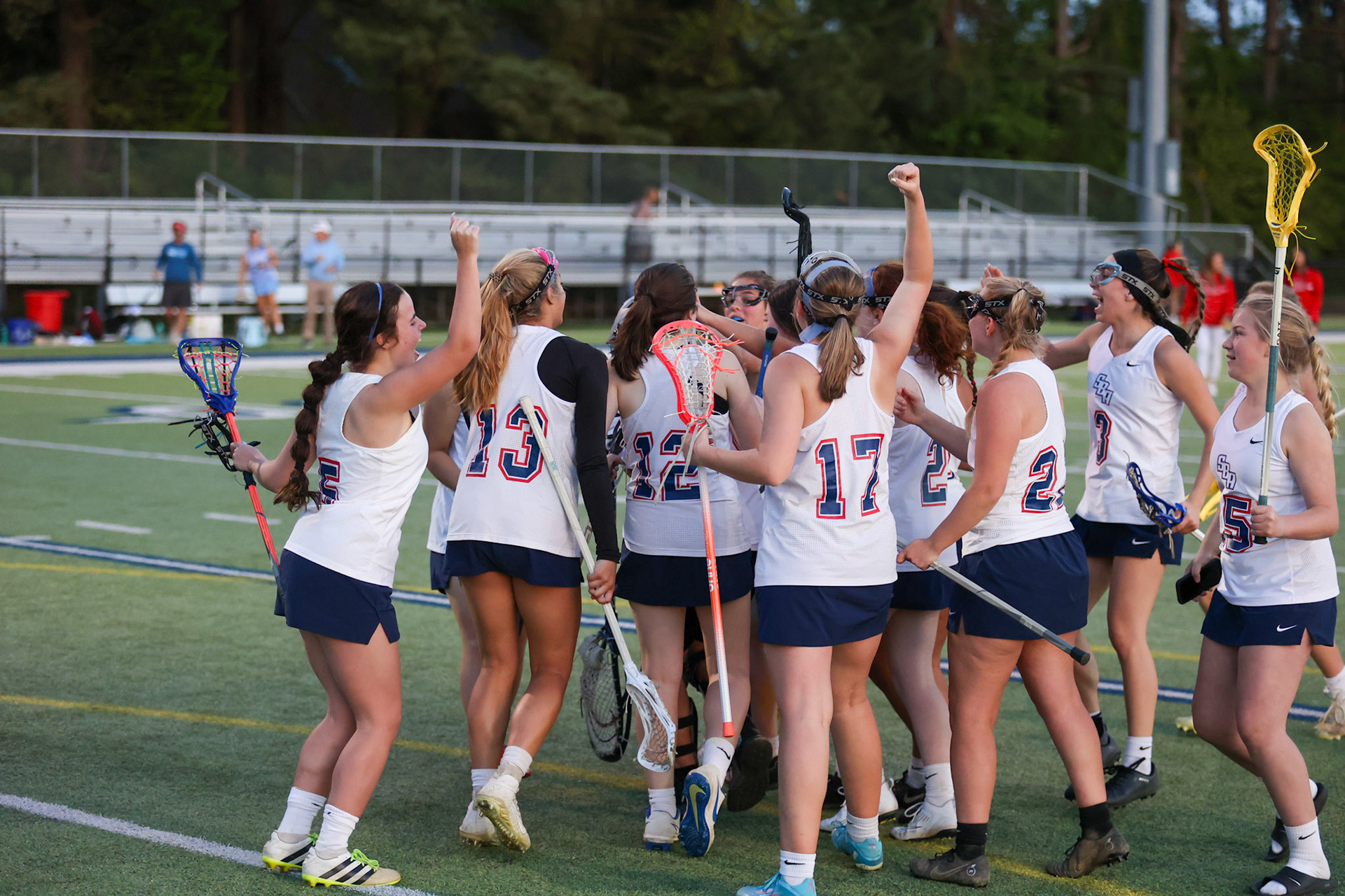 St. Benedict Girls Lacrosse vs St. Agnes on Senior Night at St. Benedict at Auburndale in Memphis, TN on April 19, 2022. (Ryan Beatty/SBA)