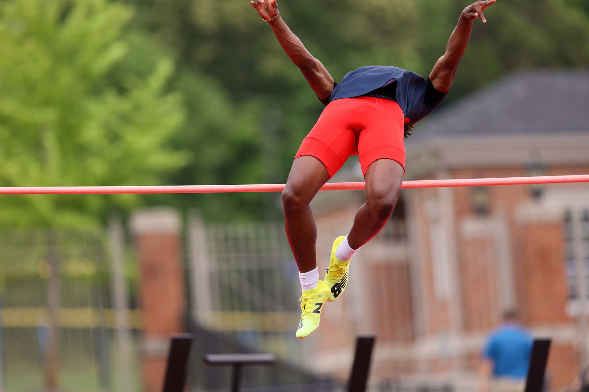 St. Benedict Track at Memphis University School in Memphis, TN on May 3, 2022. (Ryan Beatty/SBA)