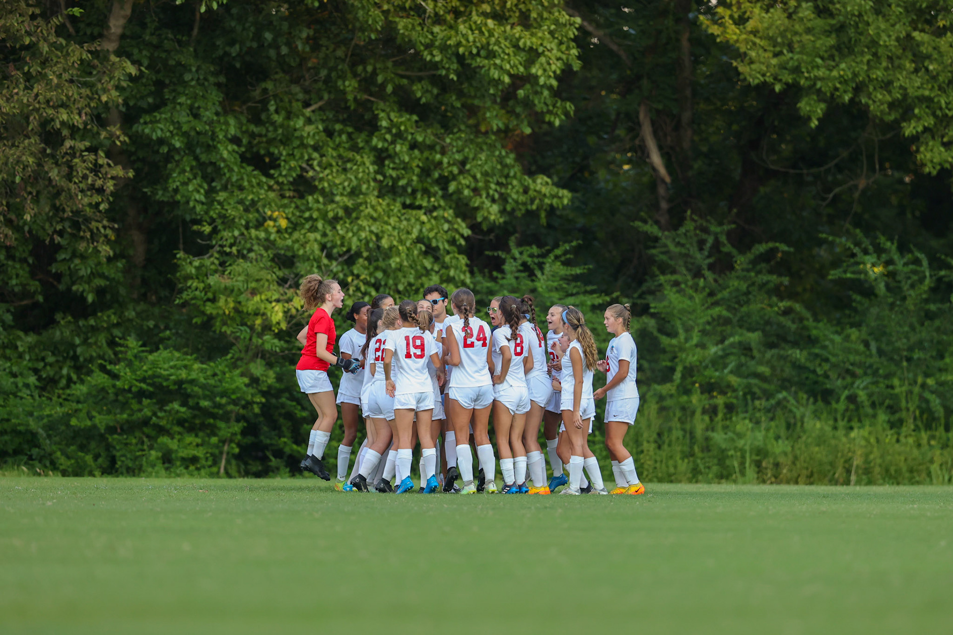SBA Soccer vs Bartlett at Bartlett High School on Thursday, August 18, 2022. (Ryan Beatty/SBA)